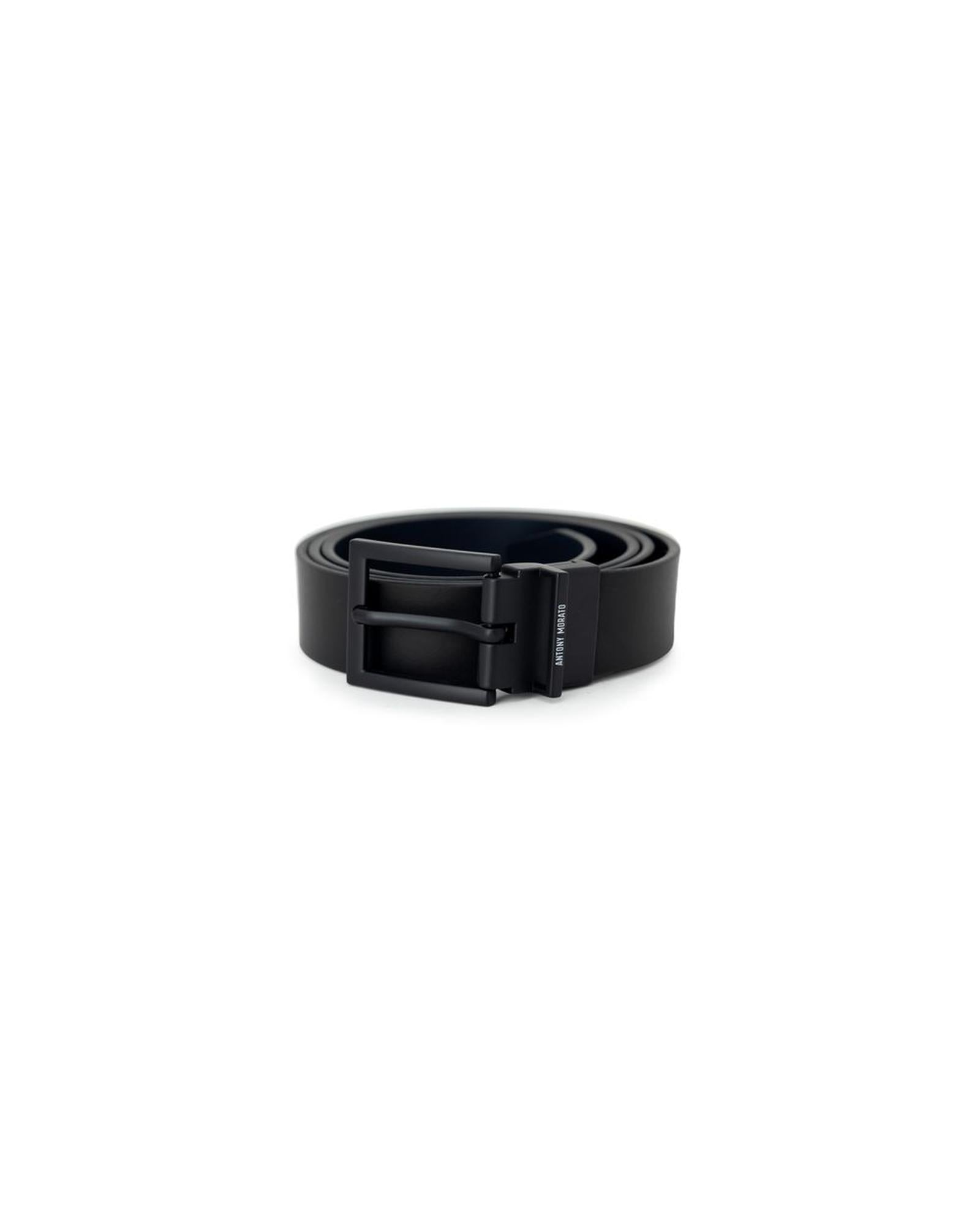 Antony Morato Men's Black Leather Belt - M