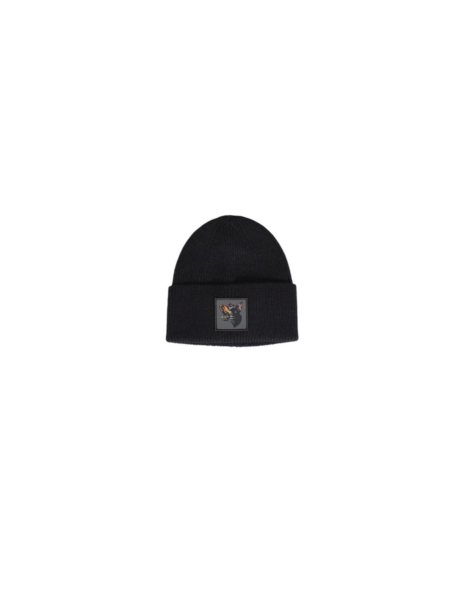 Antony Morato Men's Black Wool Hats & Cap - One Size