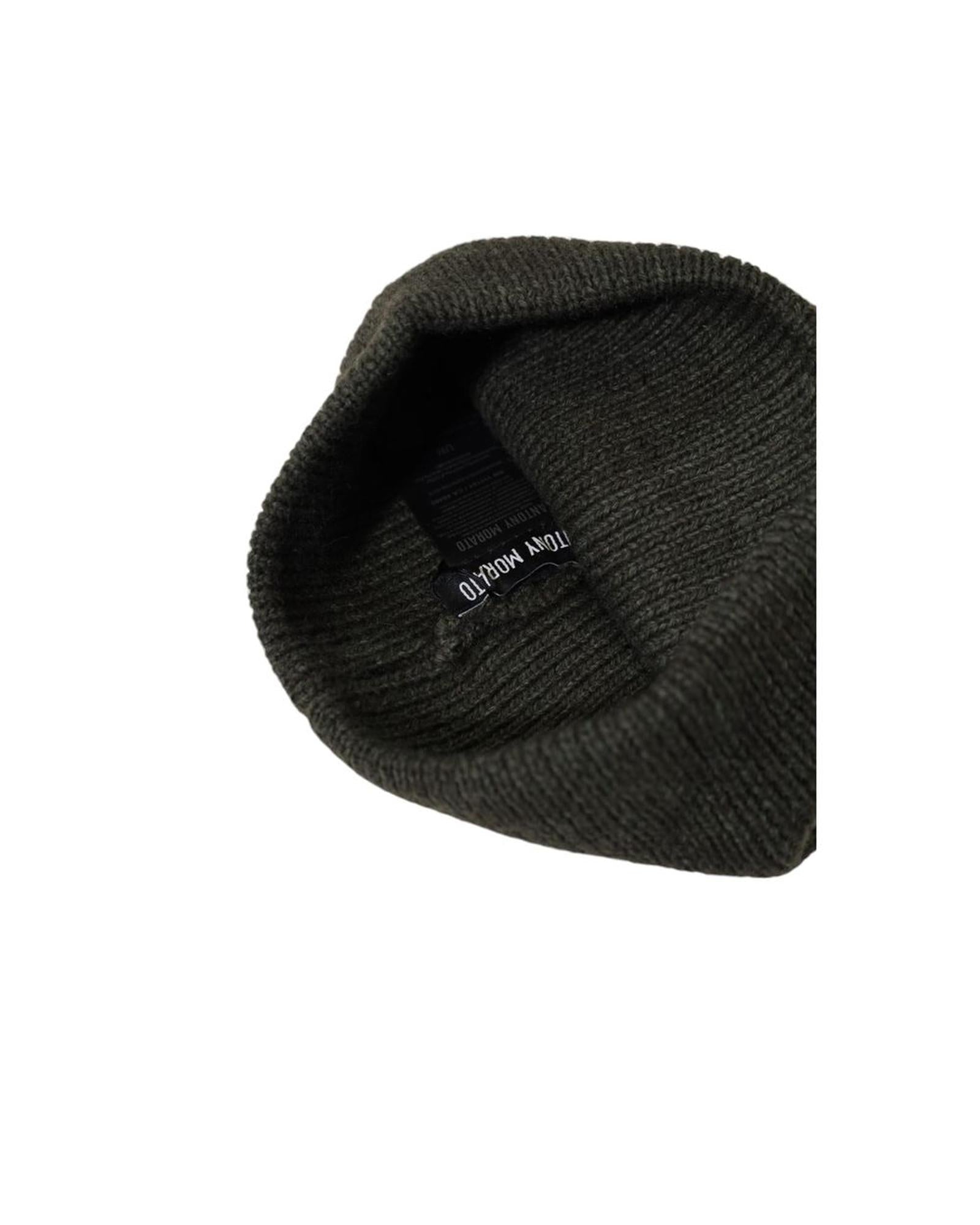 Antony Morato Men's Green Wool Hats & Cap - One Size 4