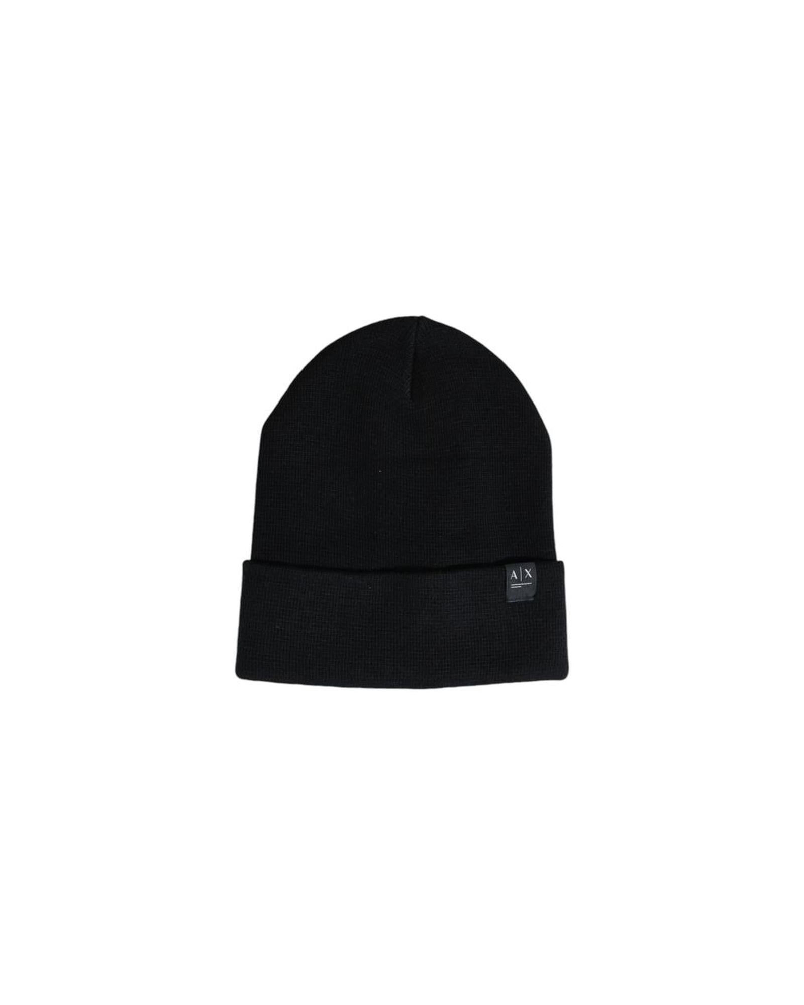 Armani Exchange Men's Black Polyester Hats & Cap - One Size