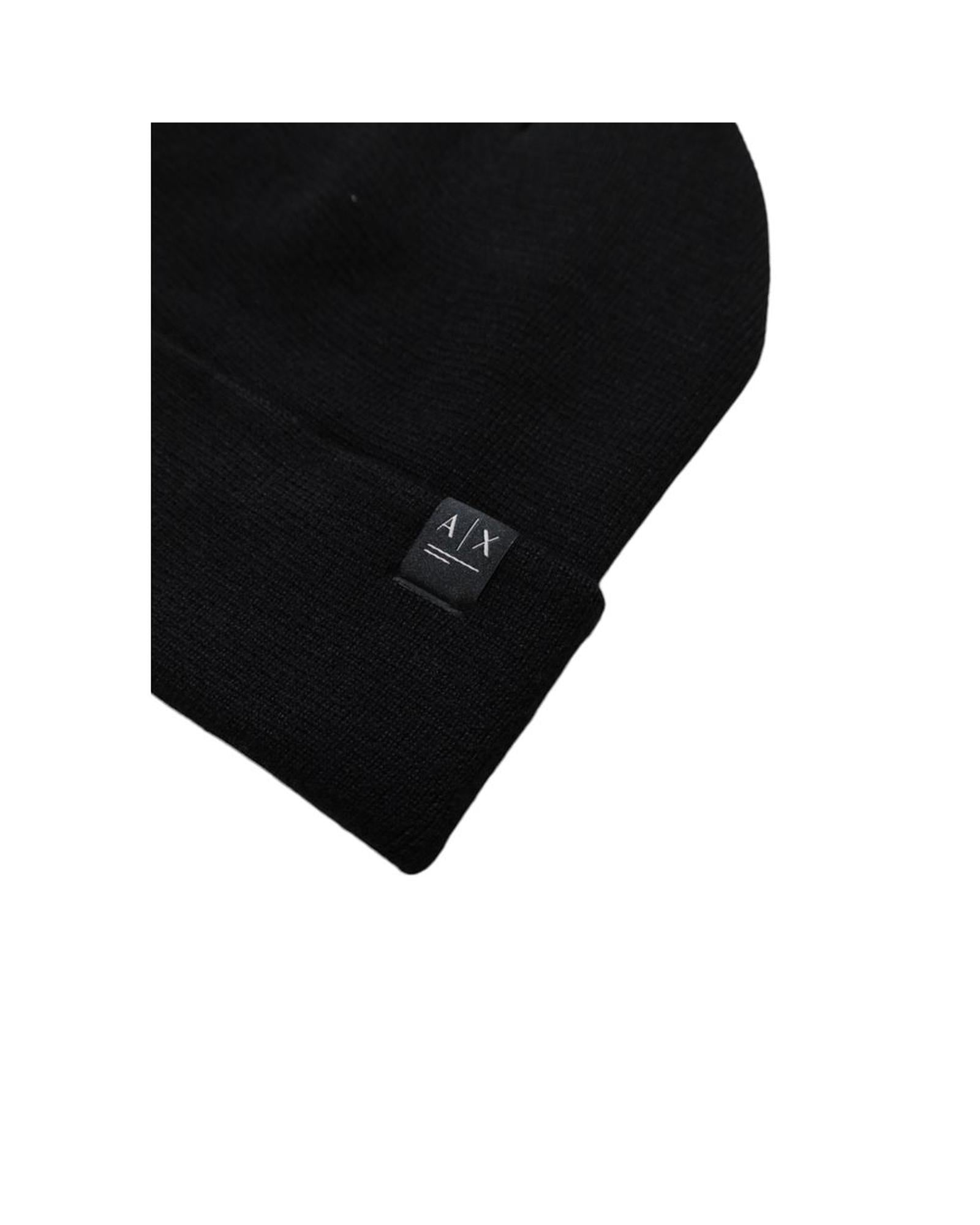 Armani Exchange Men's Black Polyester Hats & Cap - One Size