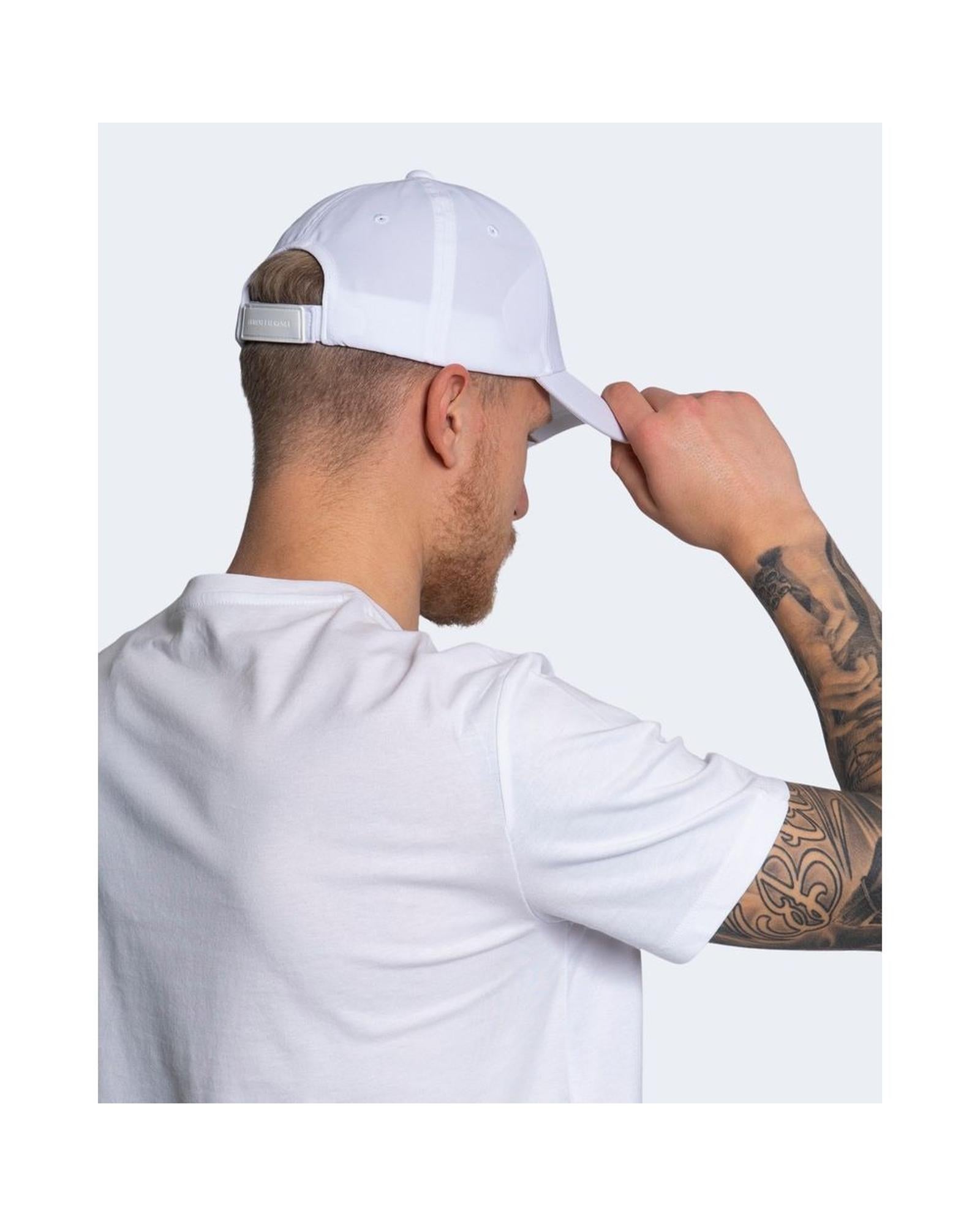 Armani Exchange Men's White Cotton Hats & Cap - One Size 3