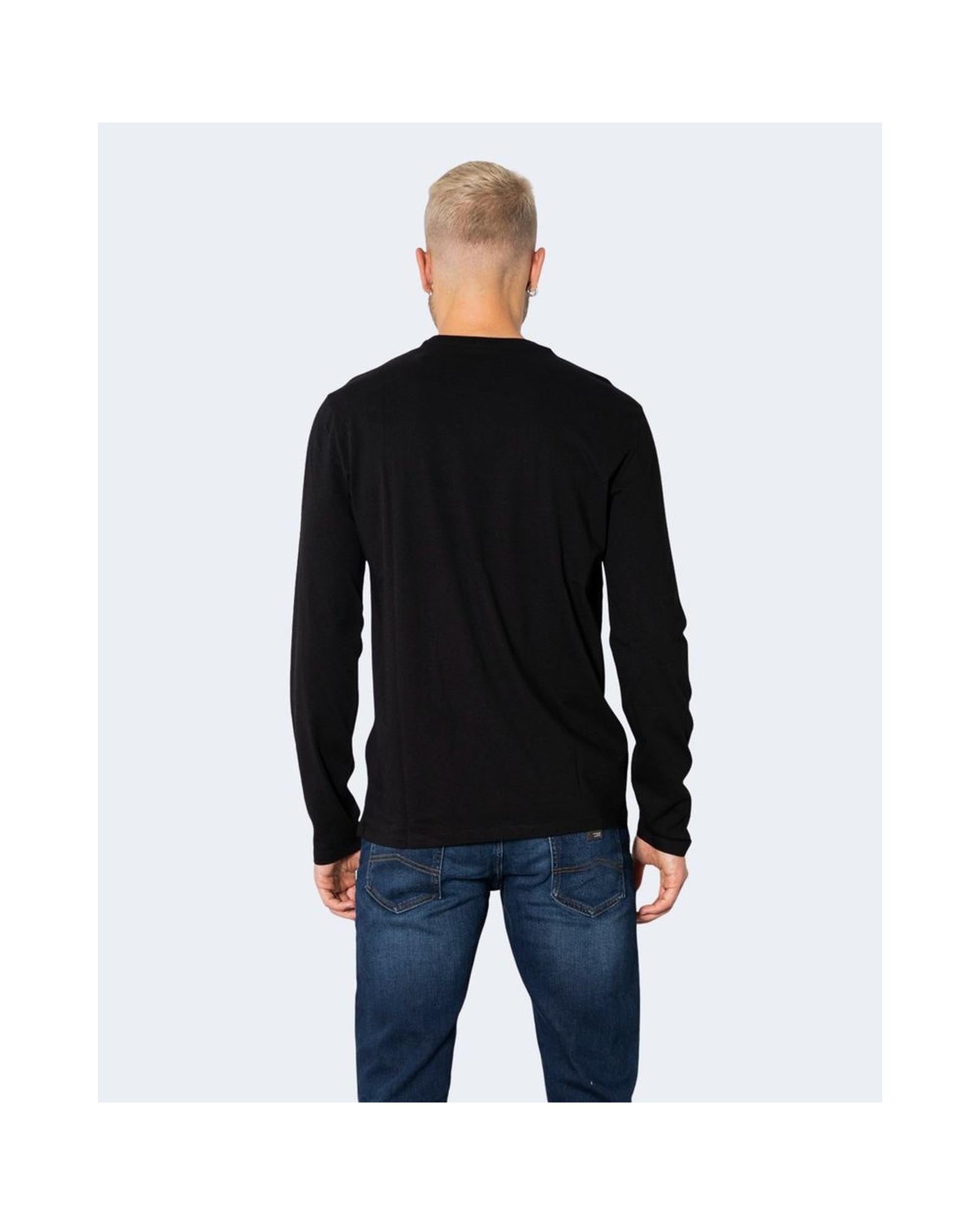 Armani Exchange Men's Black Cotton Shirt - 44 IT 4