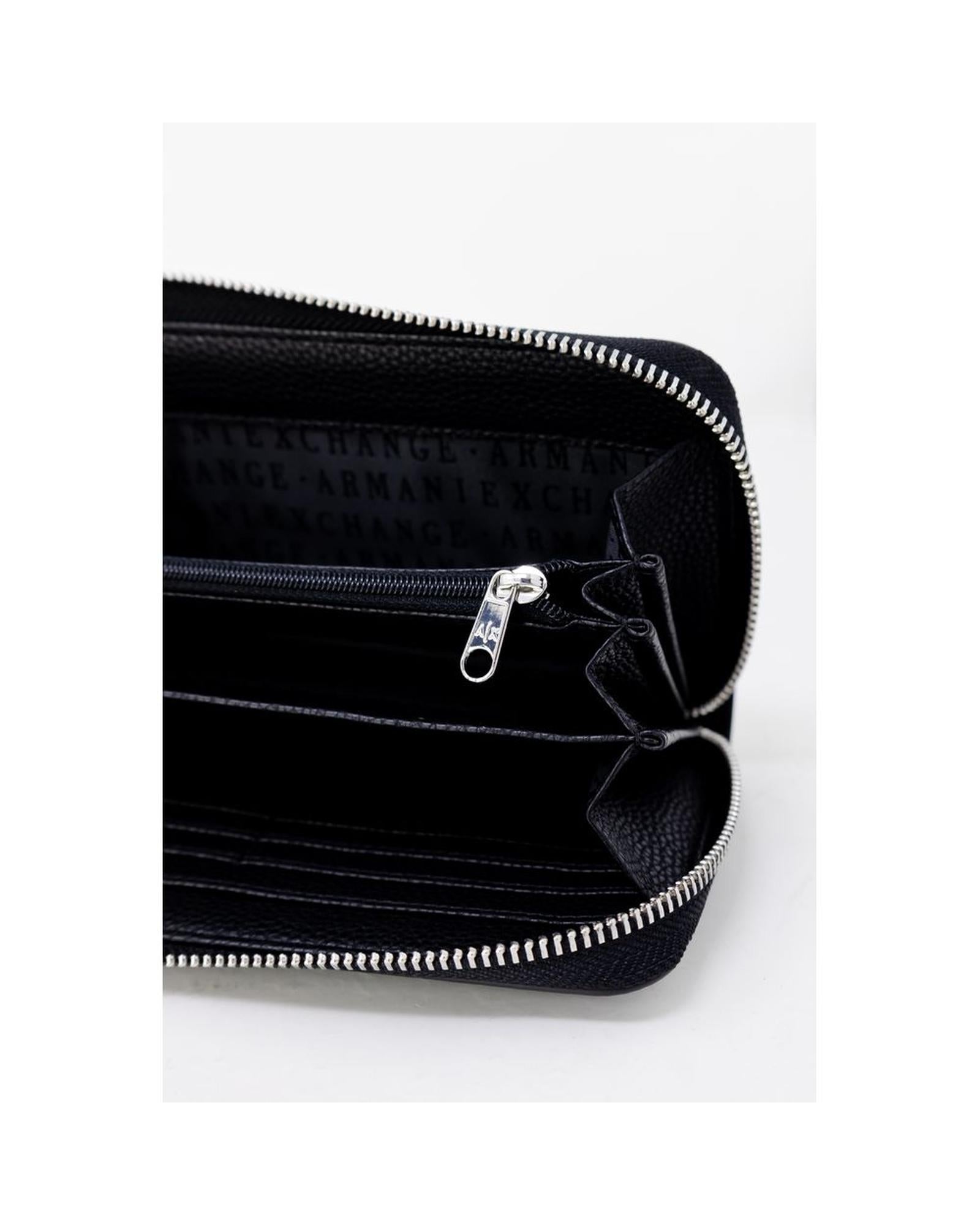 Armani Exchange Men's Black Polyethylene Wallet - One Size 4