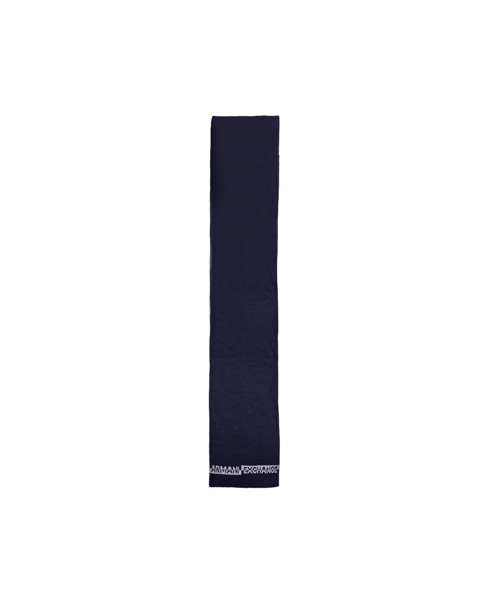 Armani Exchange Men's Blue Polyamide Scarf - One Size 5