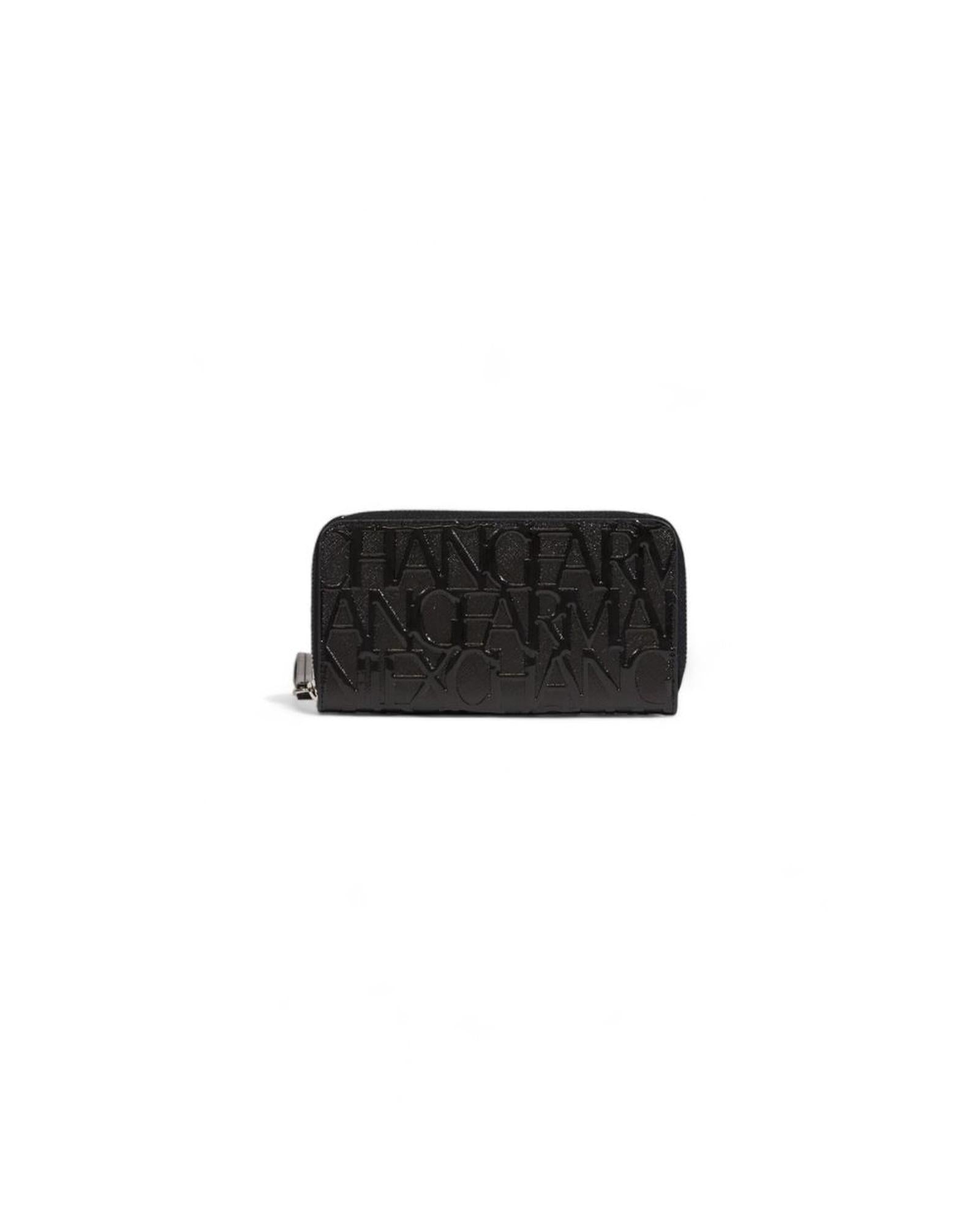 Armani Exchange Men's Black Polyester Wallet - One Size