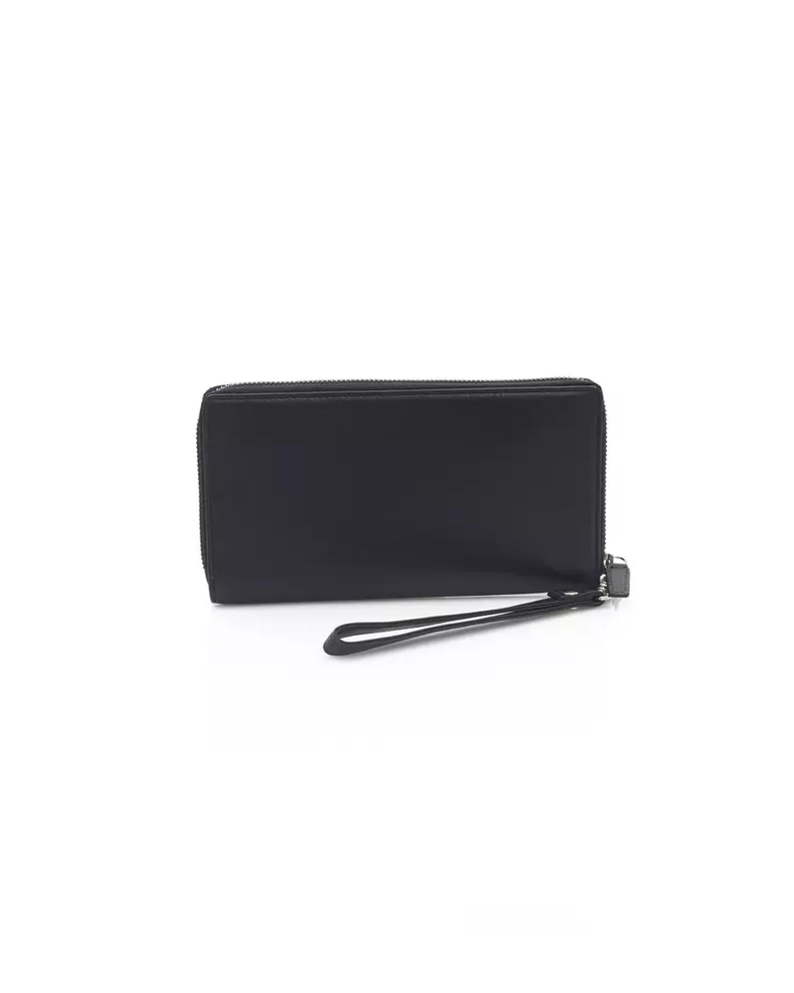 Automobili Lamborghini Men's Sleek Calfskin Leather Zip Wallet - One Size 3