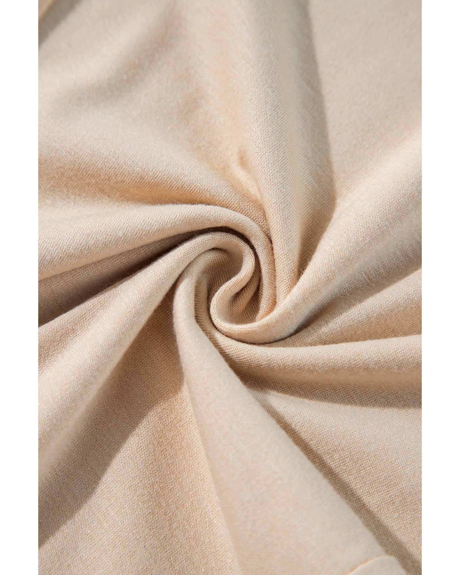 Parchment Split Long Cardigan and Skinny Pants Lounge Set - L 6