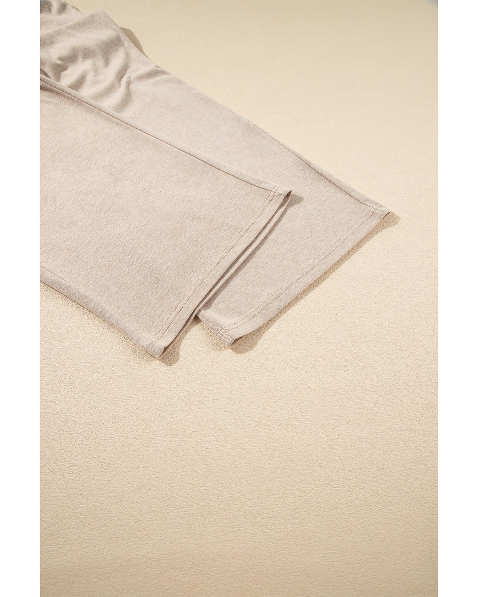 Oatmeal 3-Piece Cozy Knit Lounge Set - M