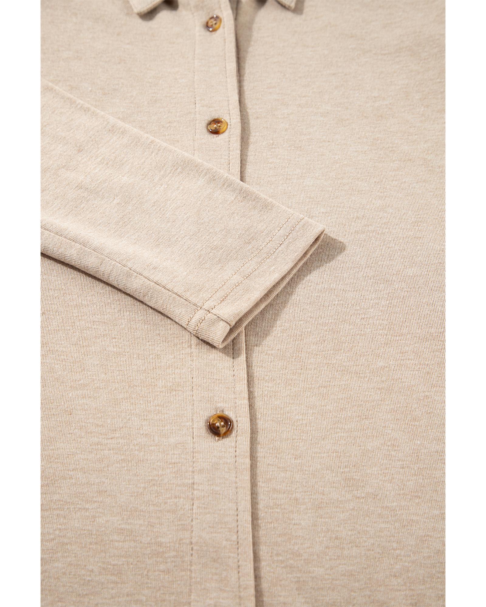 Oatmeal 3-Piece Cozy Knit Lounge Set - M 6