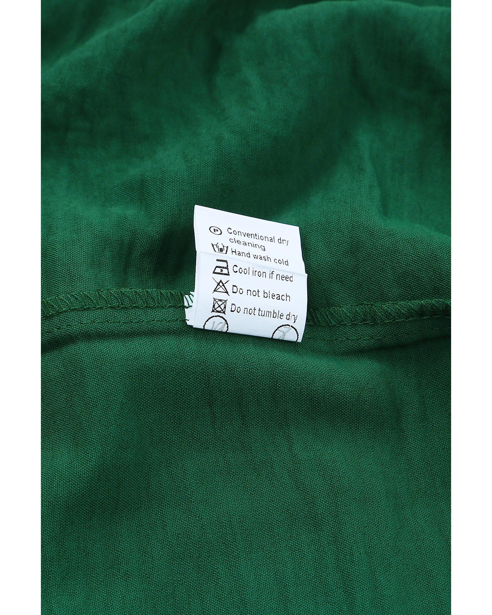 Azura Exchange Smocked Wrist Shift Top - L 8