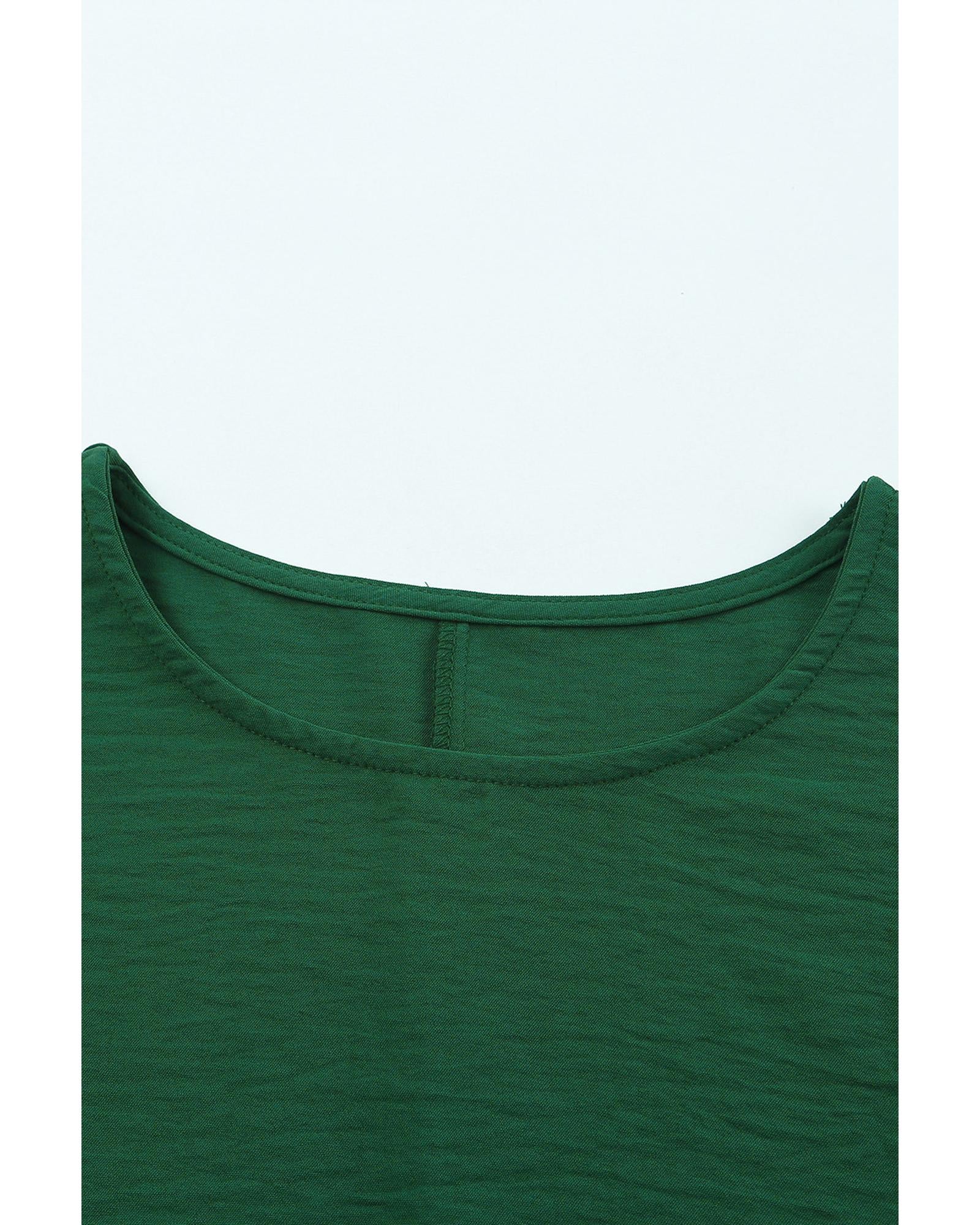 Azura Exchange Smocked Wrist Shift Top - S 6