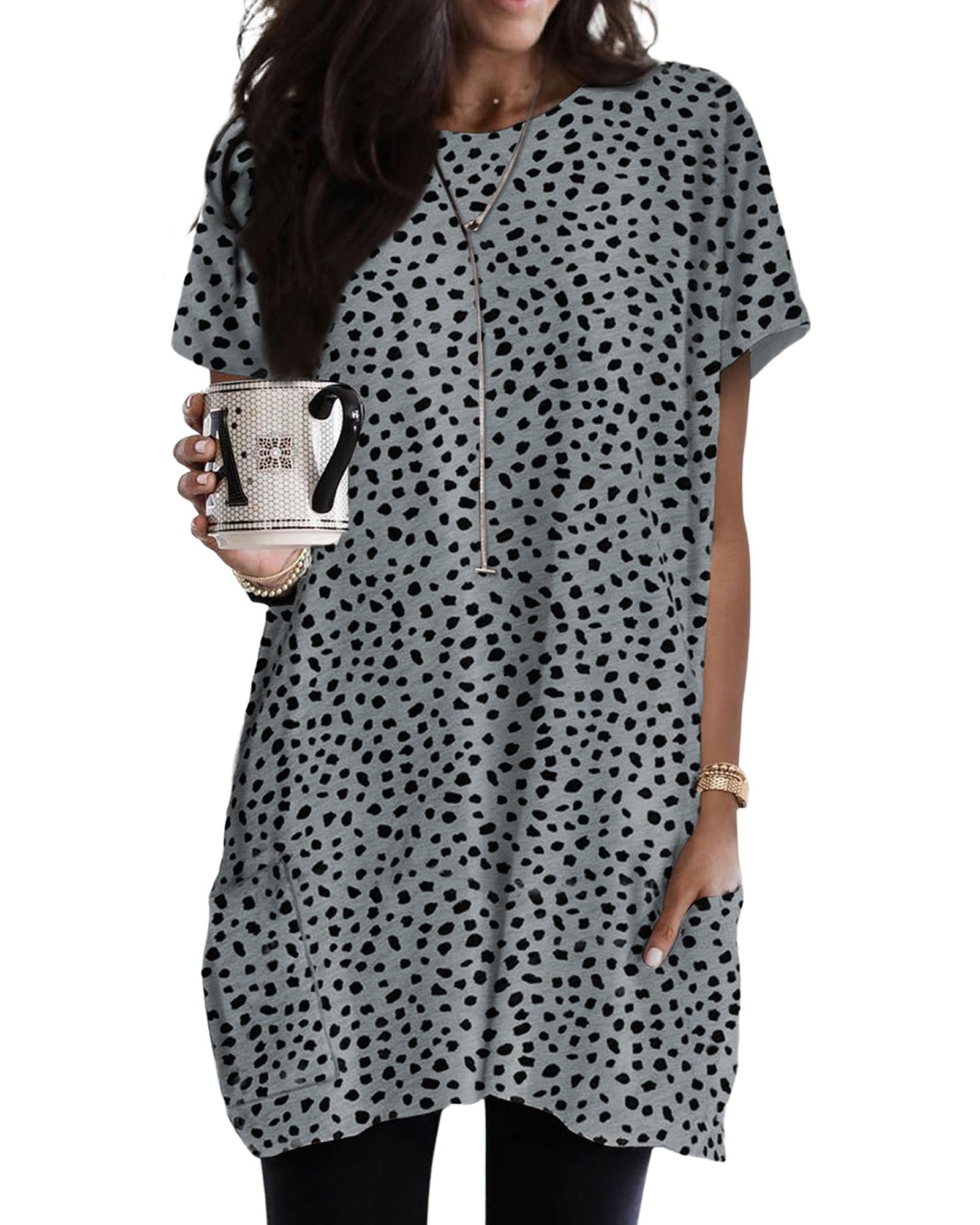 Azura Exchange Leopard Print Tunic Top with Side Pockets - S 8