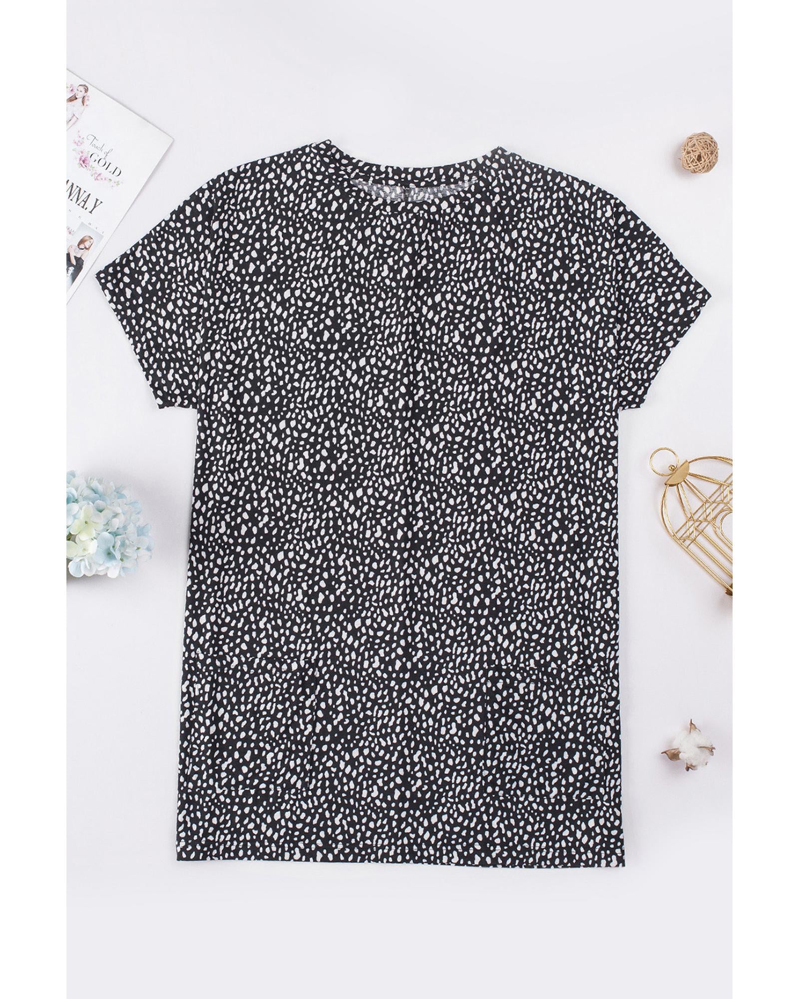 Azura Exchange Leopard Print Tunic Top - M 3