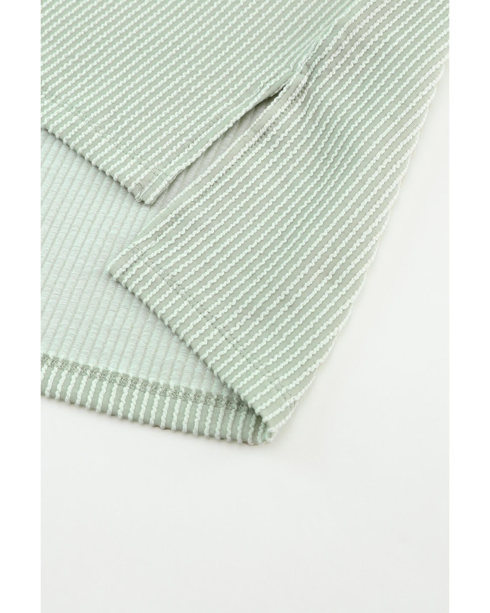 Azura Exchange Oversize Ribbed Roll-tab Sleeve Top - L 5