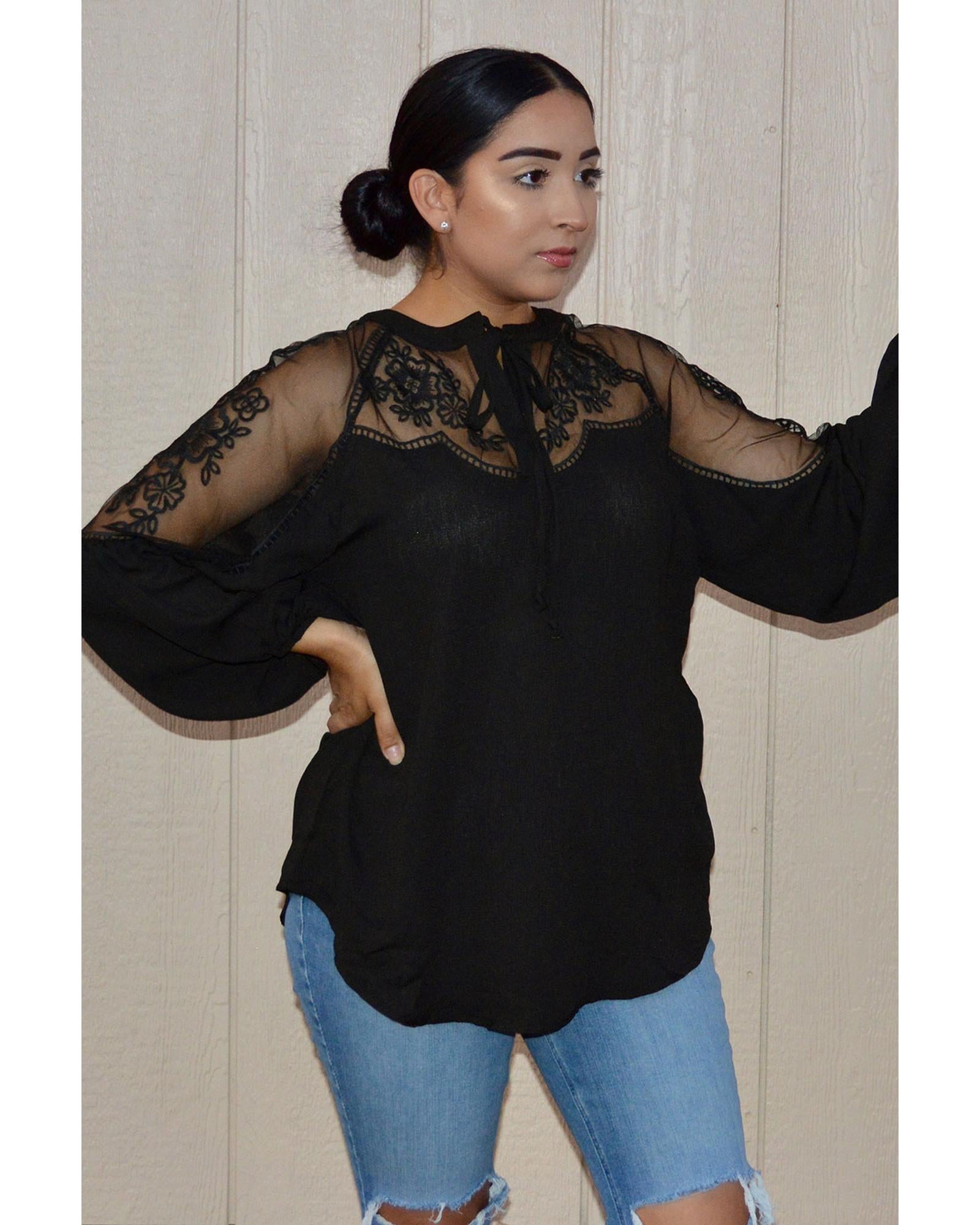 Azura Exchange Lace Blouse - L 5