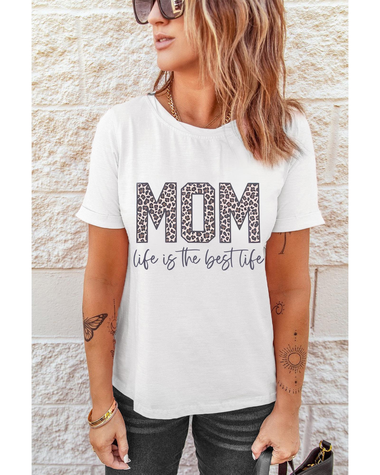 Azura Exchange Leopard Print Graphic T Shirt - 2XL 3