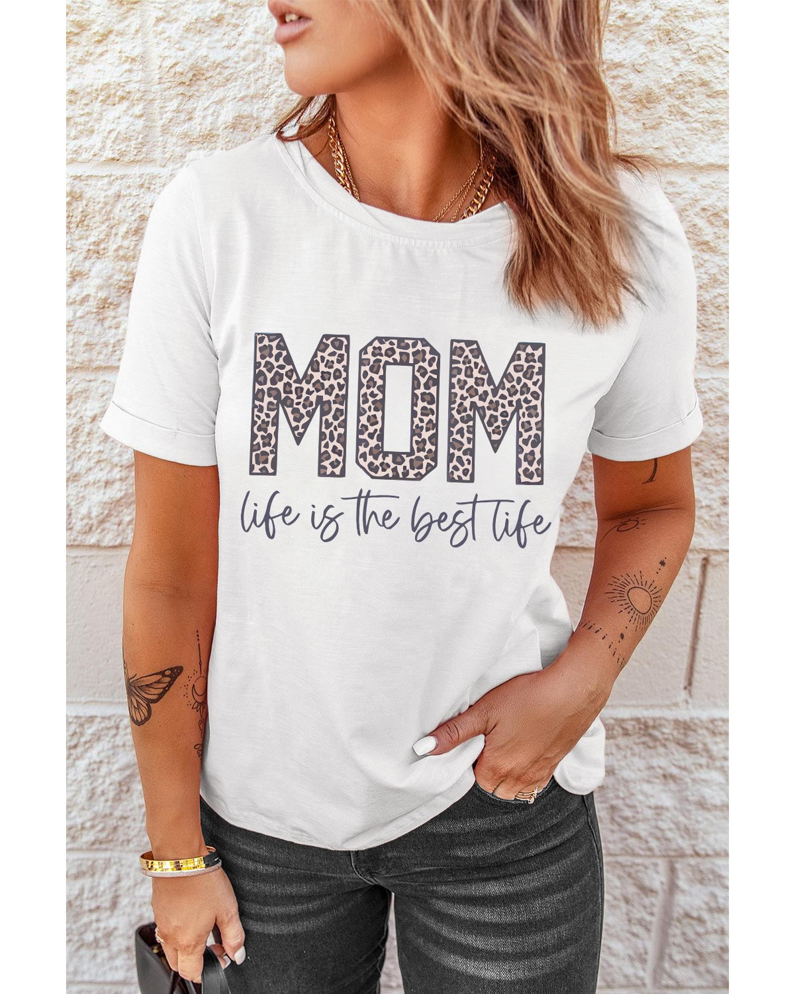 Azura Exchange Leopard Print Graphic T Shirt - 2XL 6
