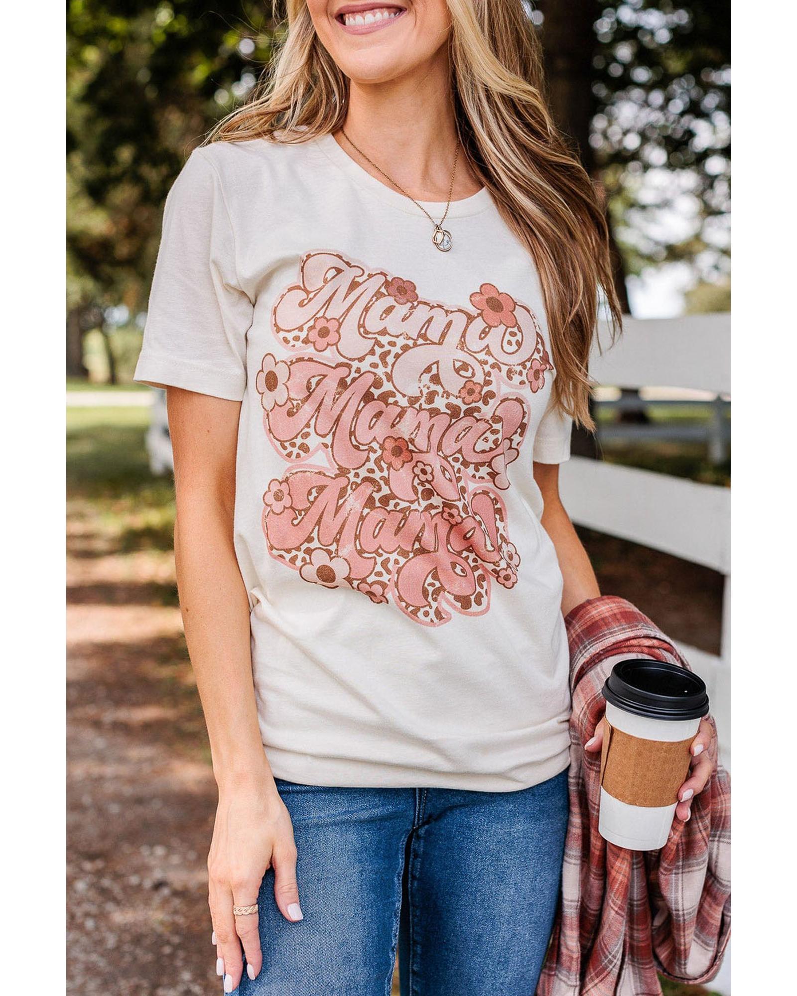 Azura Exchange Leopard Print Short Sleeve Graphic Tee - S 3