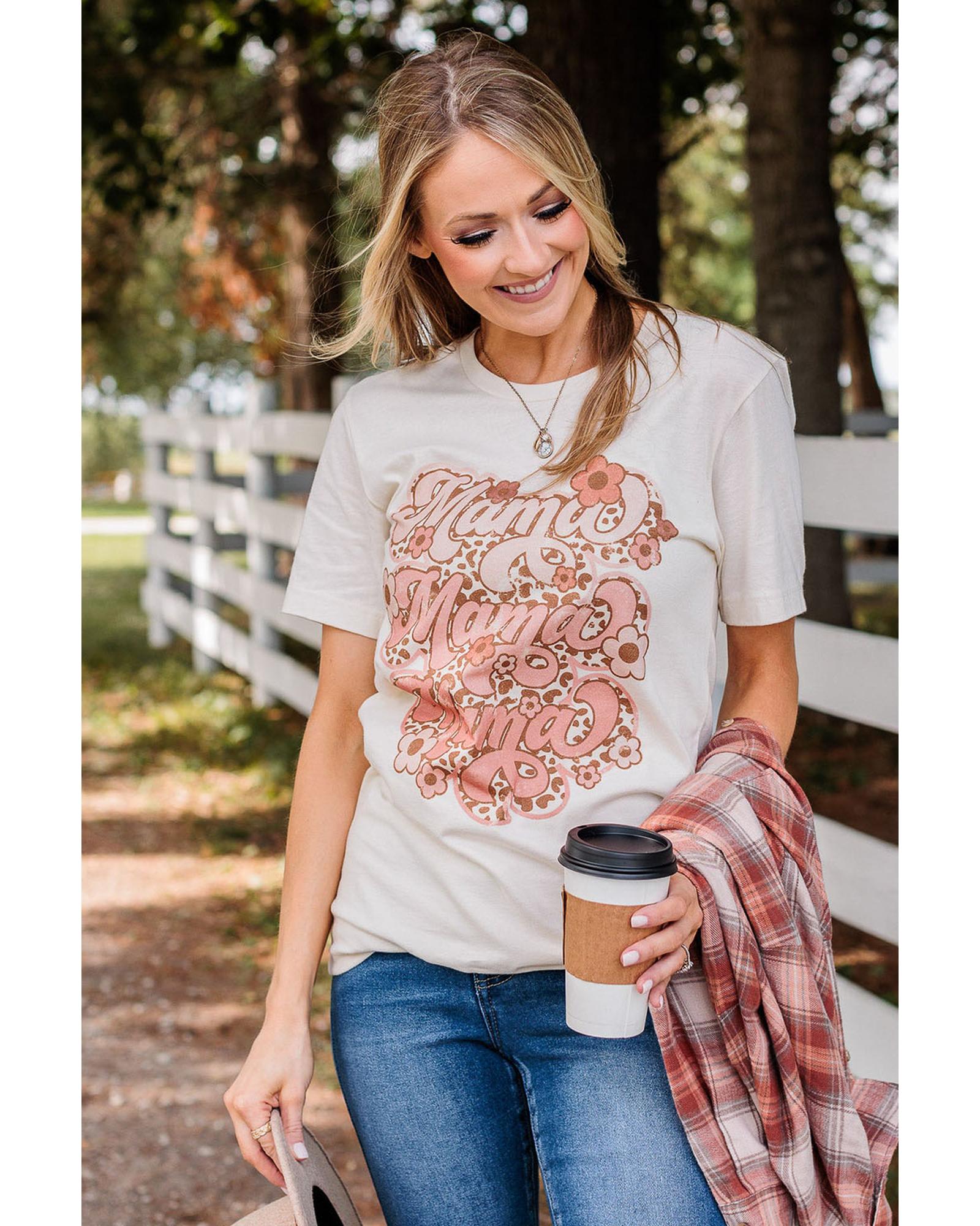 Azura Exchange Leopard Print Short Sleeve Graphic Tee - S 4