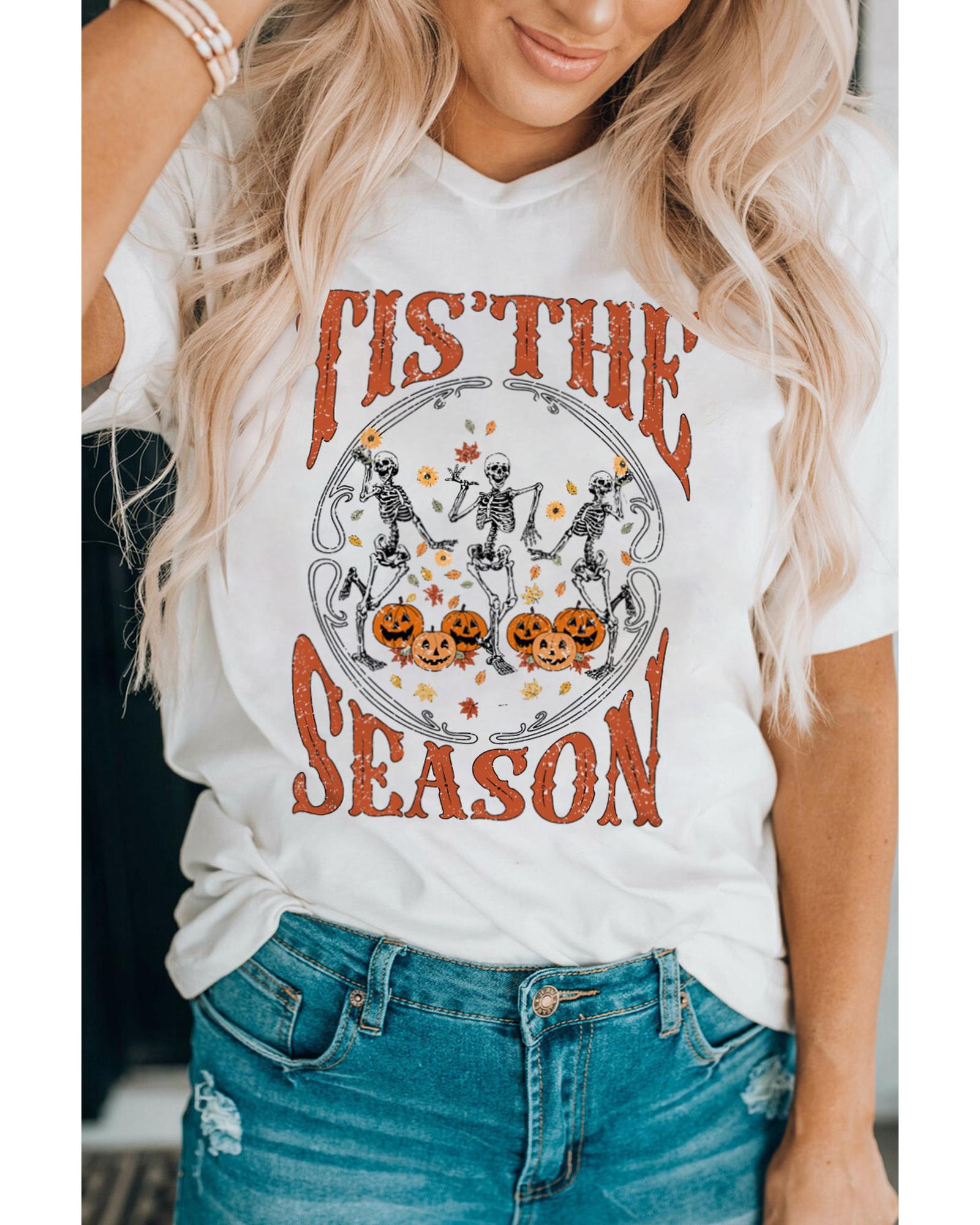 Azura Exchange Dancing Skeleton Graphic Tee - S 3