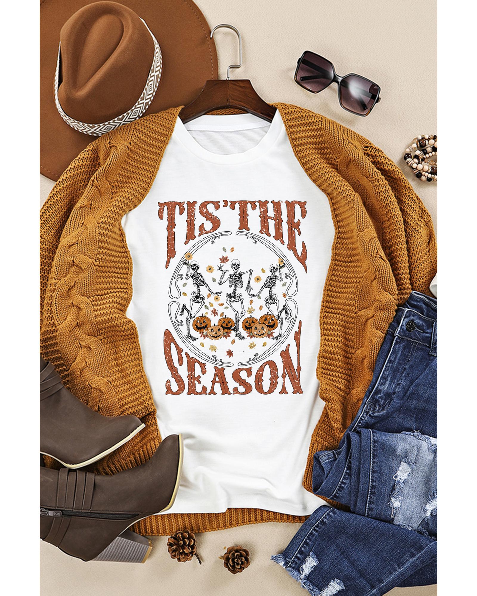 Azura Exchange Dancing Skeleton Graphic Tee - S 4