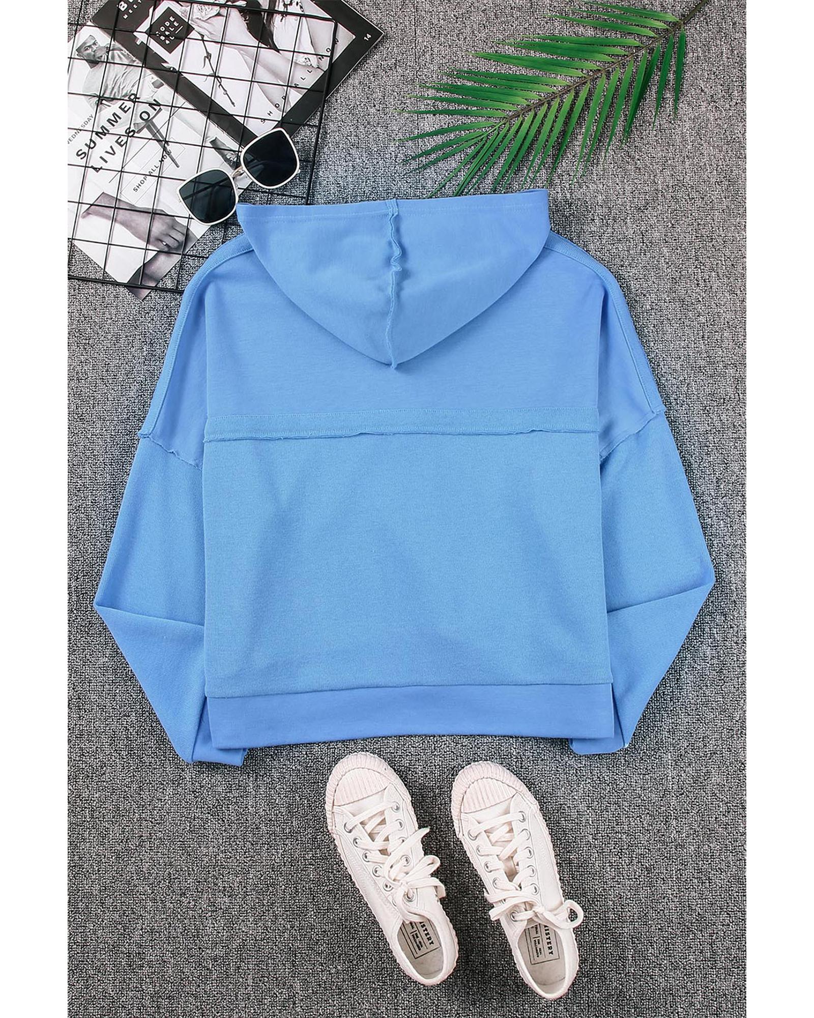 Azura Exchange Button Trim Hoodie - 2XL 3