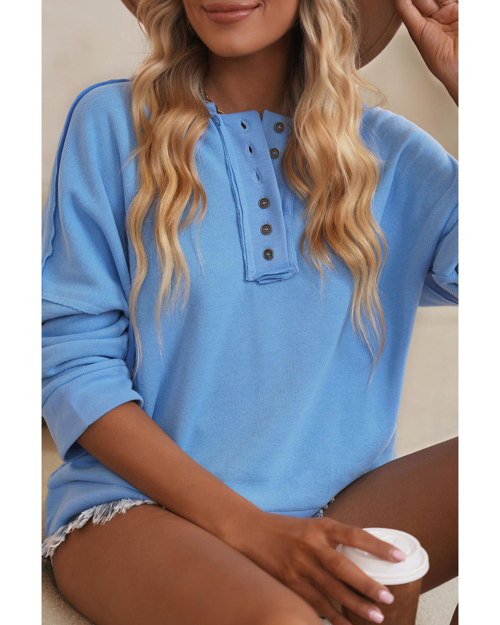 Azura Exchange Button Trim Hoodie - 2XL 6
