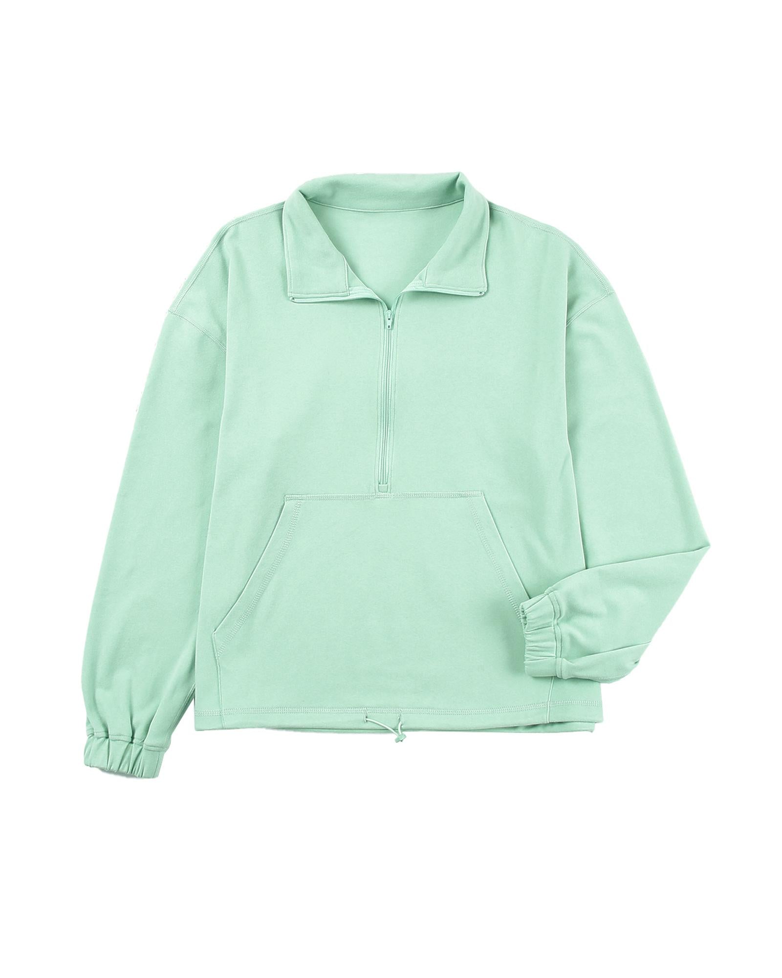 Azura Exchange Front Zip Pocket Sweatshirt - L 7