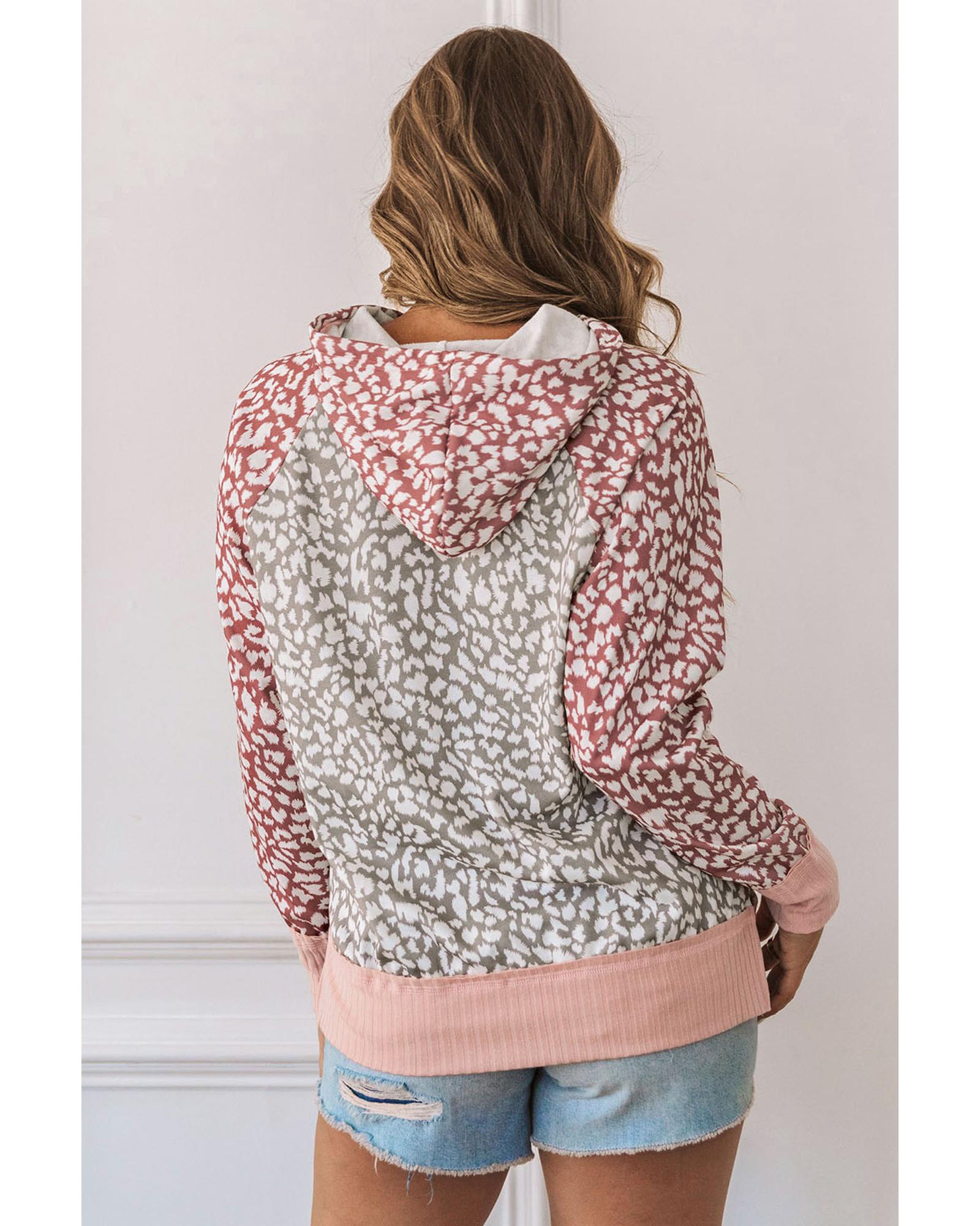 Azura Exchange Leopard Hooded Sweatshirt - XL 4