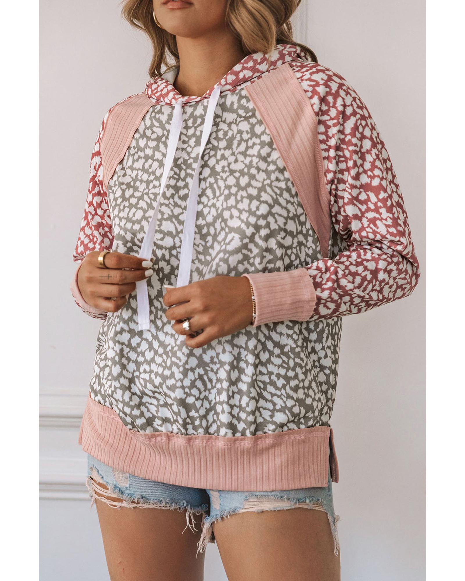 Azura Exchange Leopard Hooded Sweatshirt - XL 5