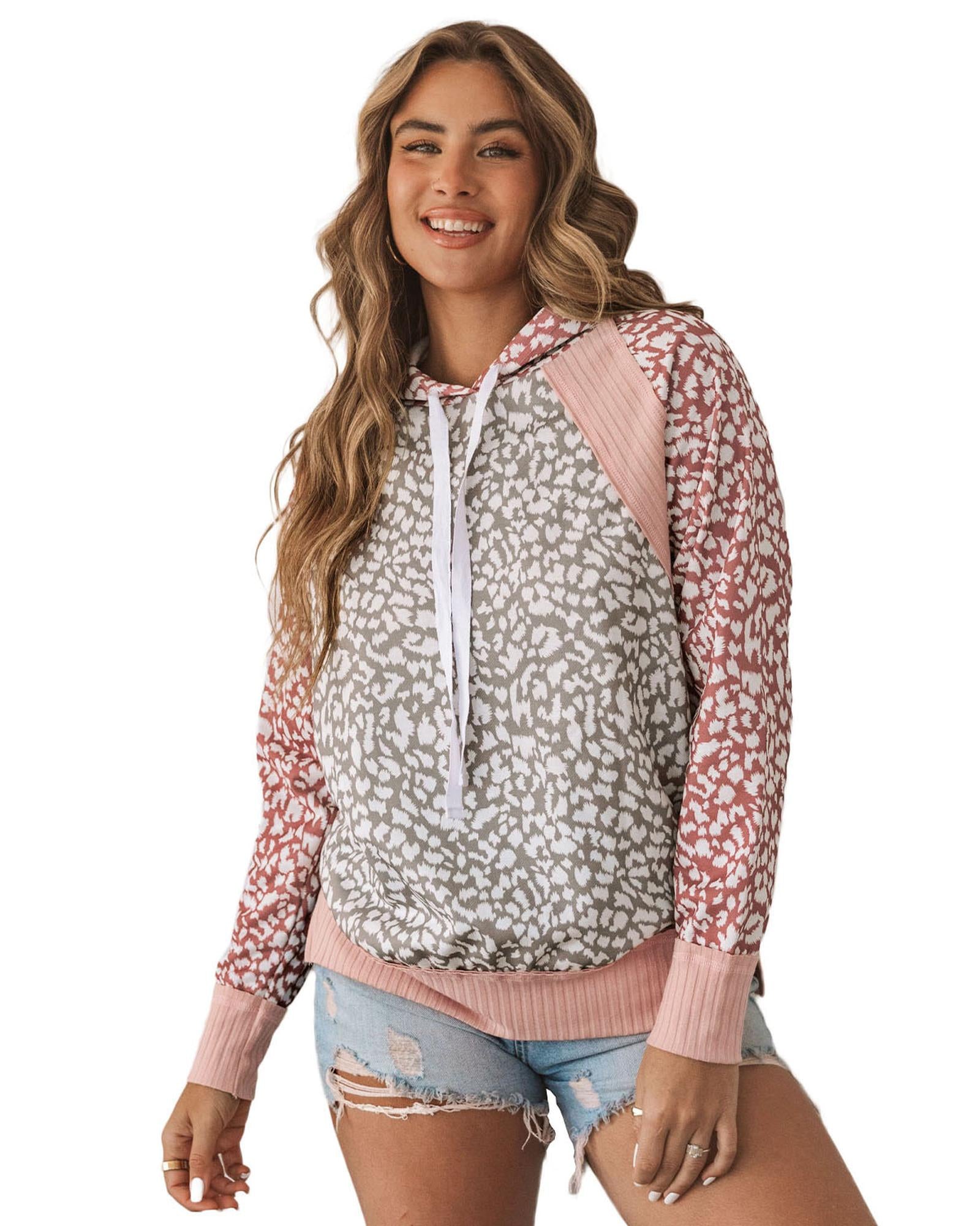 Azura Exchange Leopard Hooded Sweatshirt - XL 7
