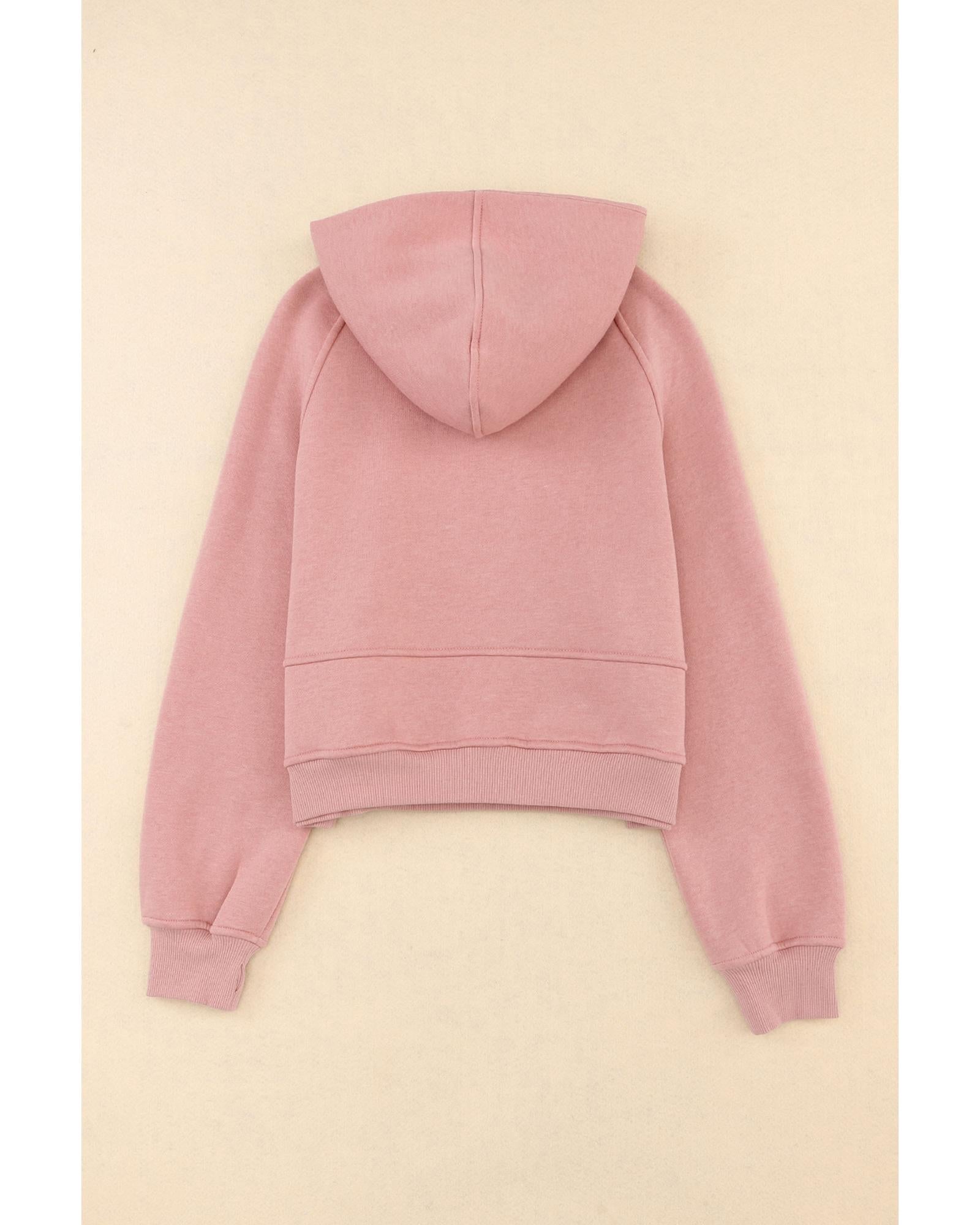 Azura Exchange Quarter Zip Kangaroo Pocket Hoodie - S 7