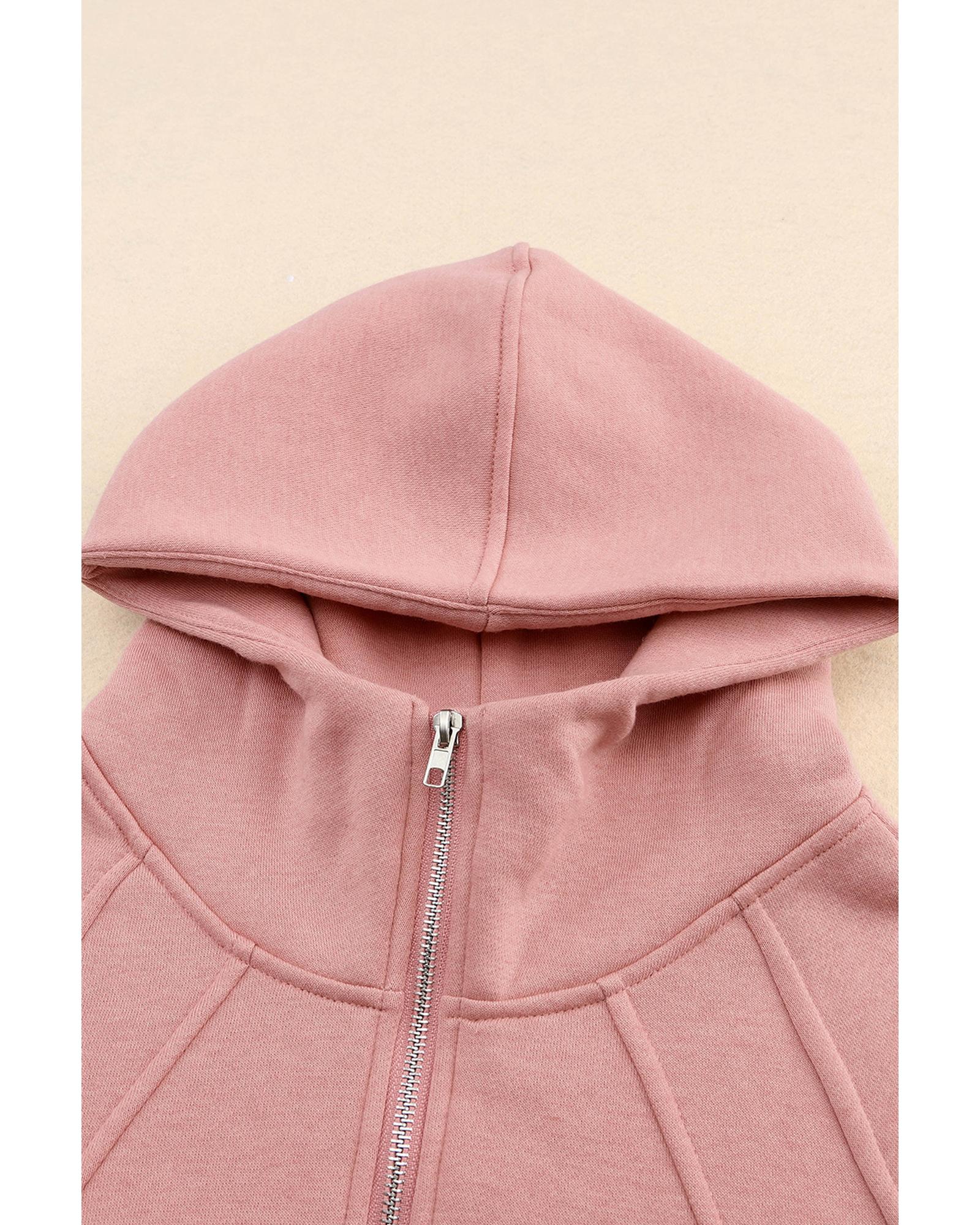 Azura Exchange Quarter Zip Kangaroo Pocket Hoodie - S 8