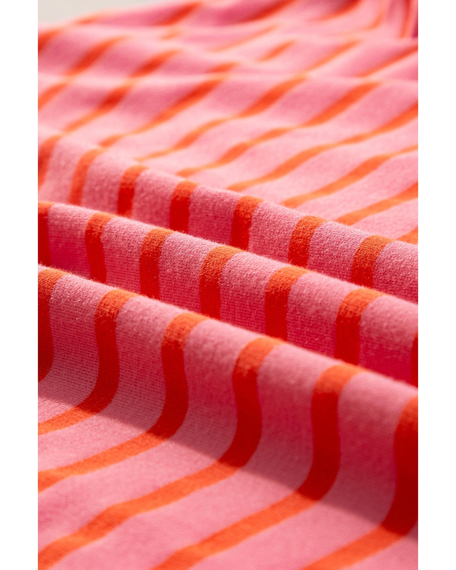 Russet Orange Drop Shoulder Crew Neck Loose Sweatshirt - XL 5