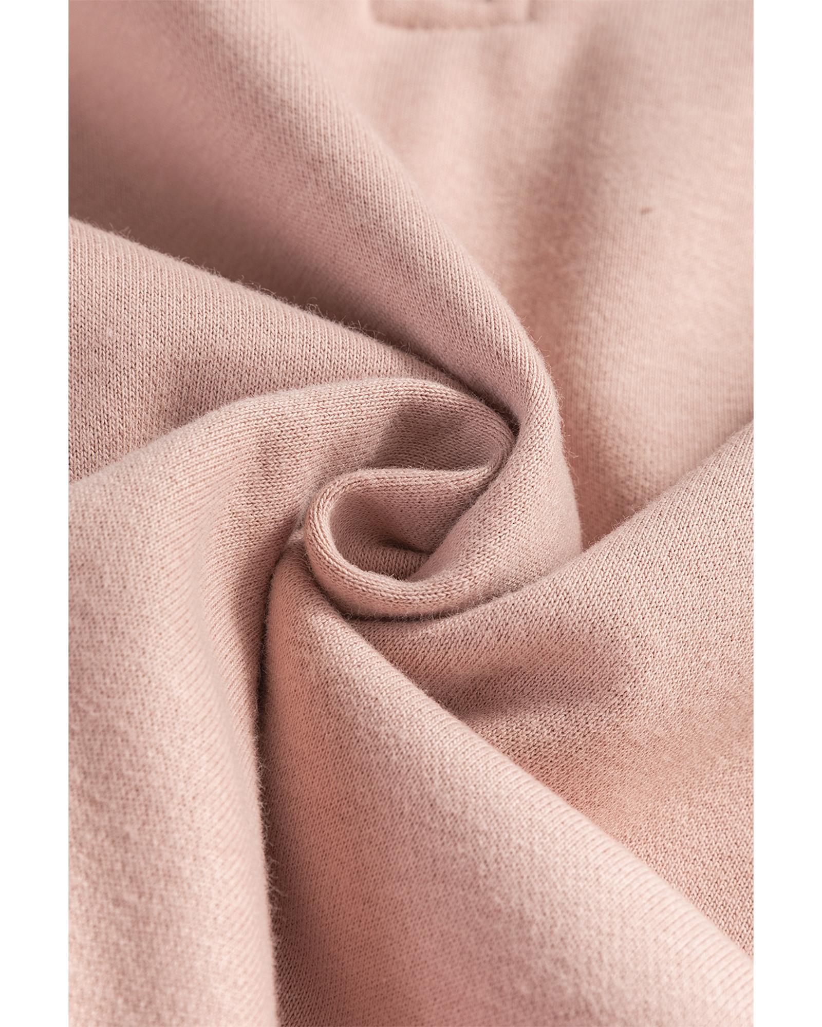 Smoke Gray Zipped Neck Pullover Drop Shoulder Sweatshirt - S 7