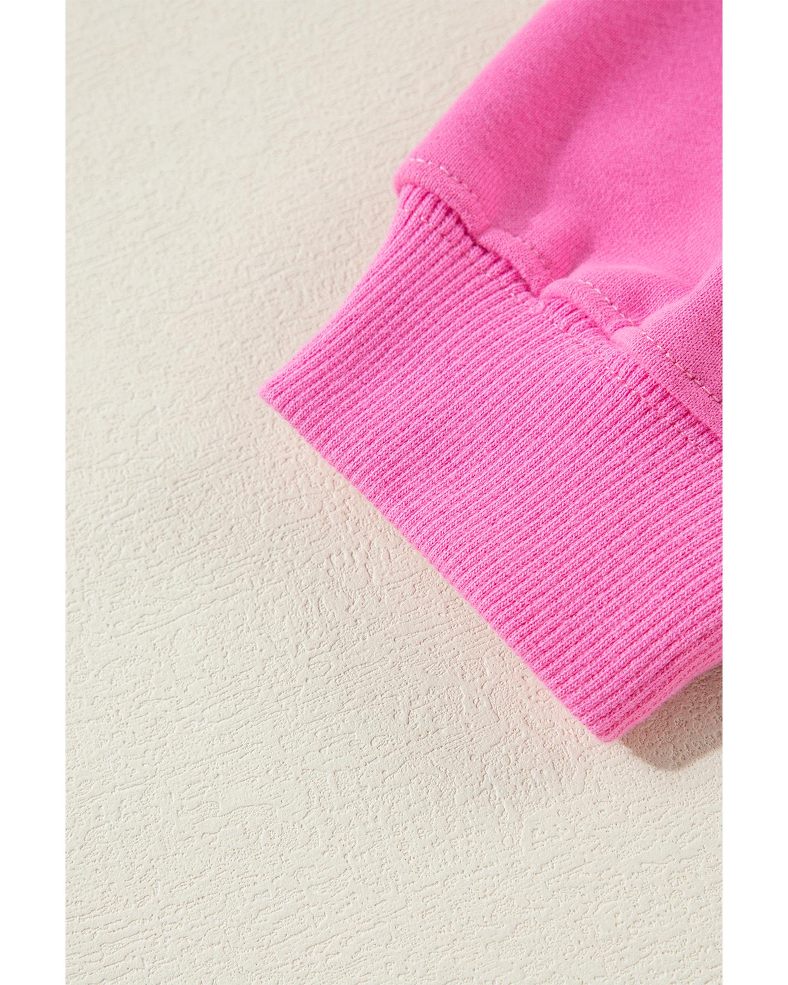 Bonbon Plain Drop Shoulder Crewneck Pullover Sweatshirt - S 8