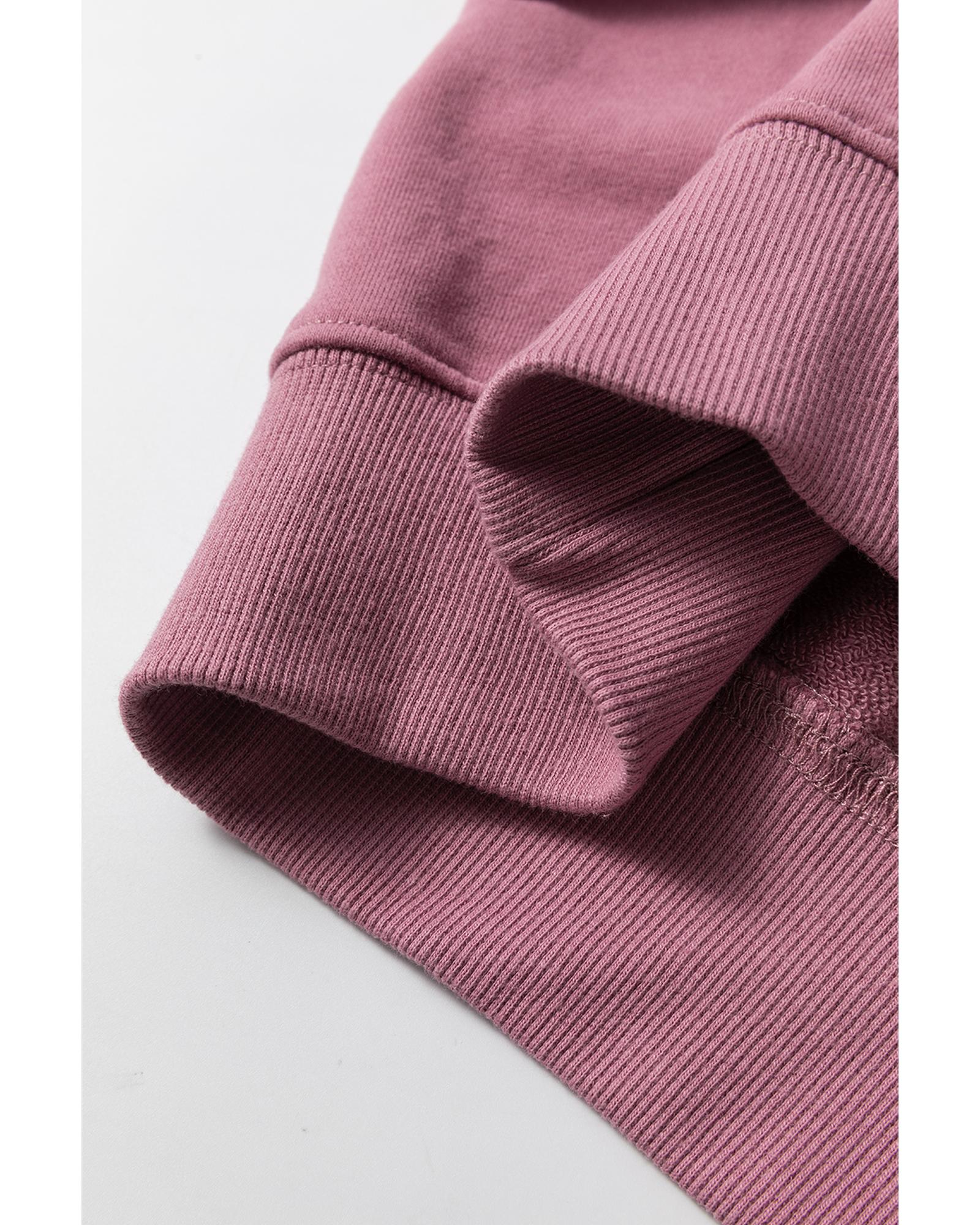 Valerian Plain Drop Shoulder Crewneck Pullover Sweatshirt - M 3