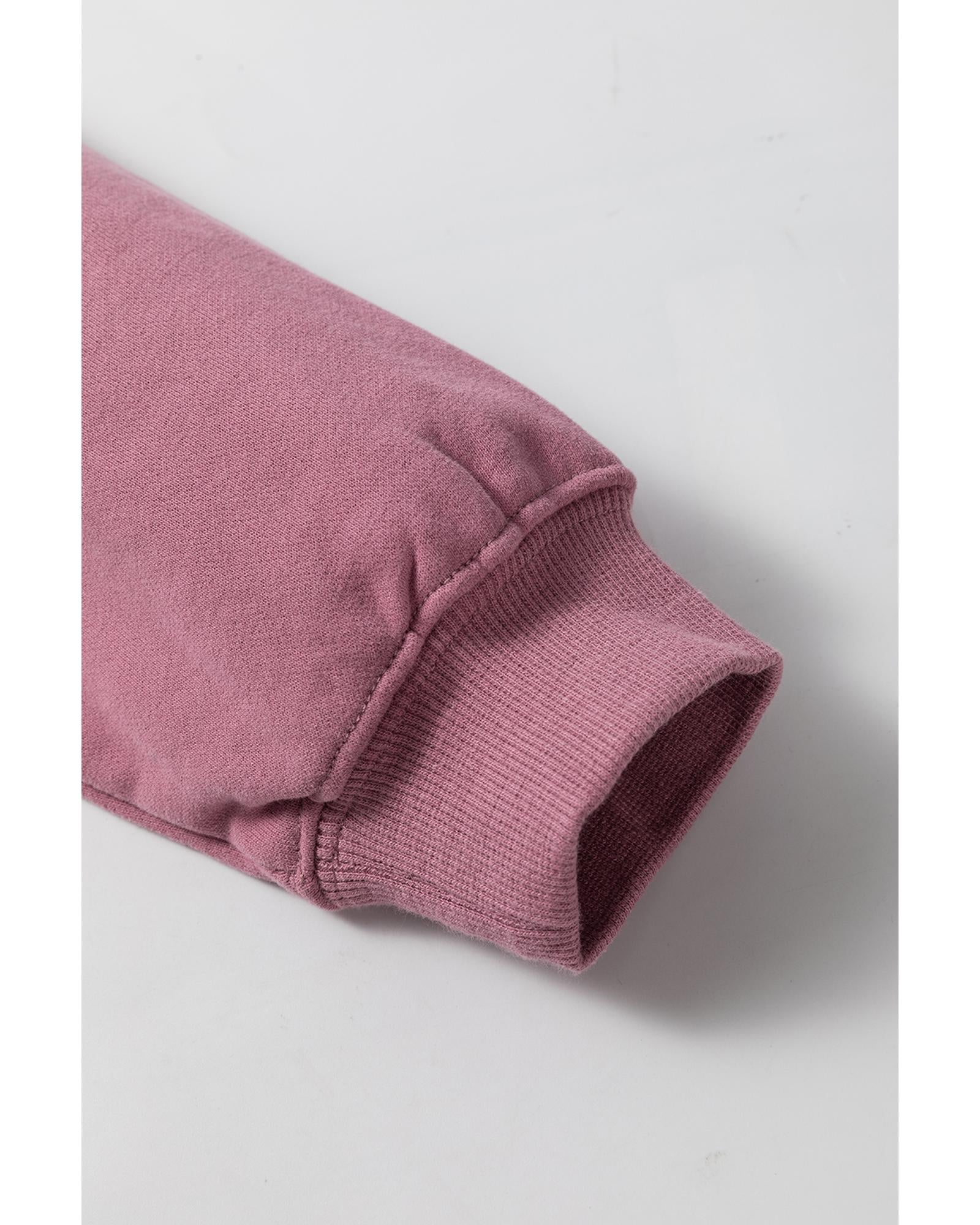 Valerian Plain Drop Shoulder Crewneck Pullover Sweatshirt - M 4