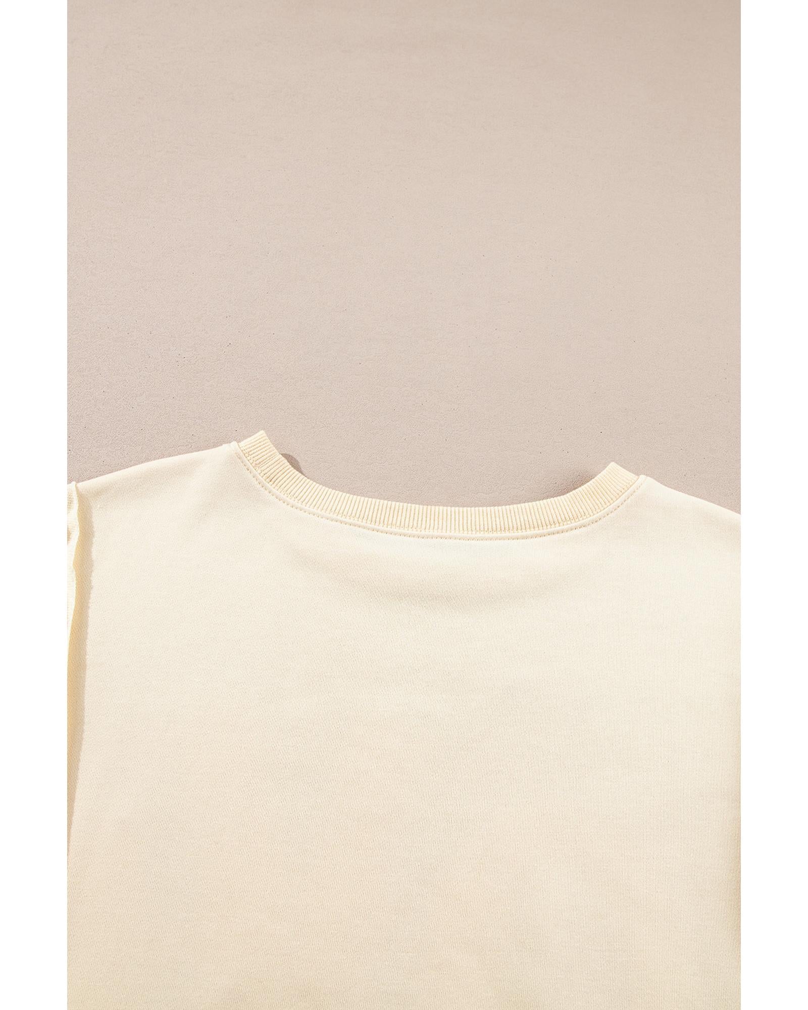 Apricot LOVE PATCH Graphic Oversized Sweatshirt - XL 3
