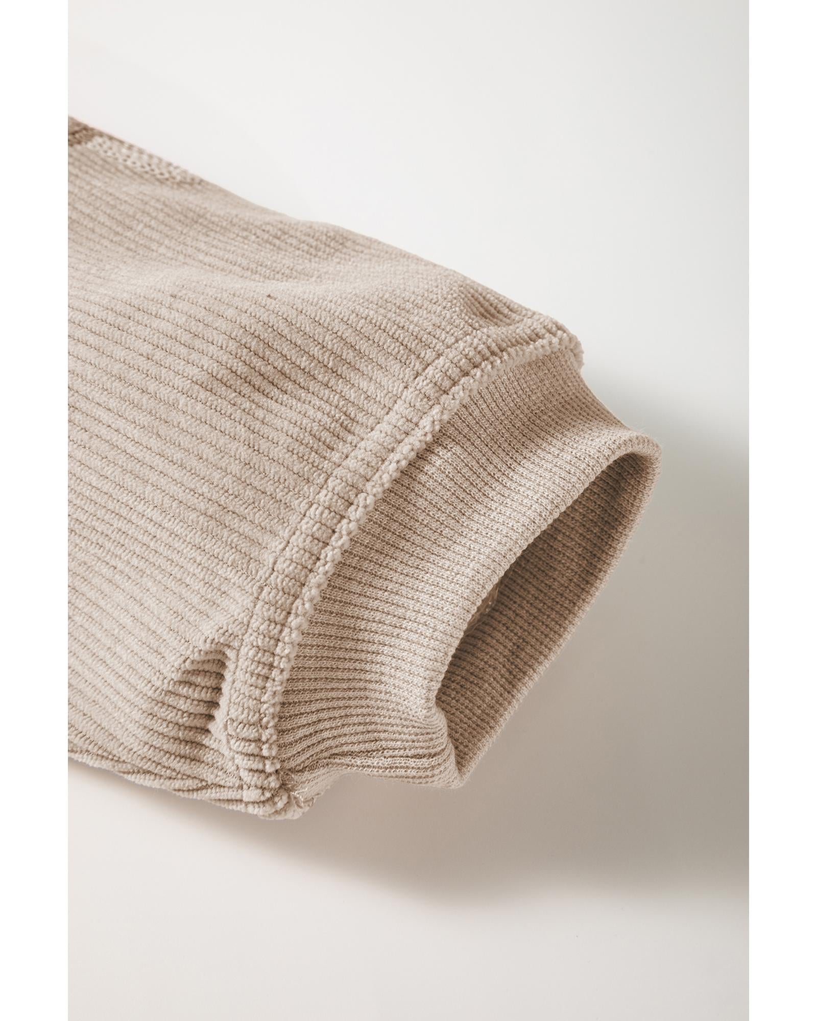 Smoke Gray Turkey Graphic Corded Baggy Sweatshirt - L 7