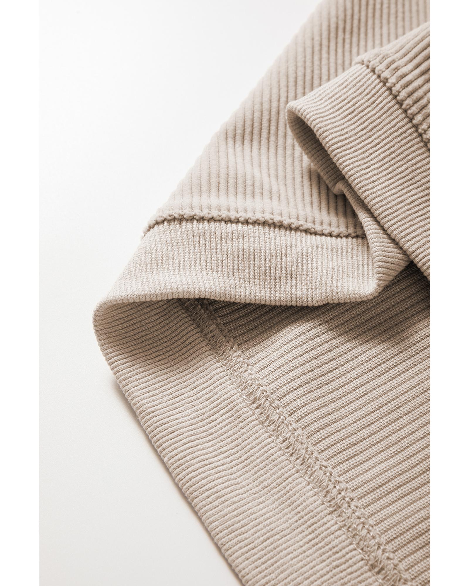 Smoke Gray Turkey Graphic Corded Baggy Sweatshirt - XL 4