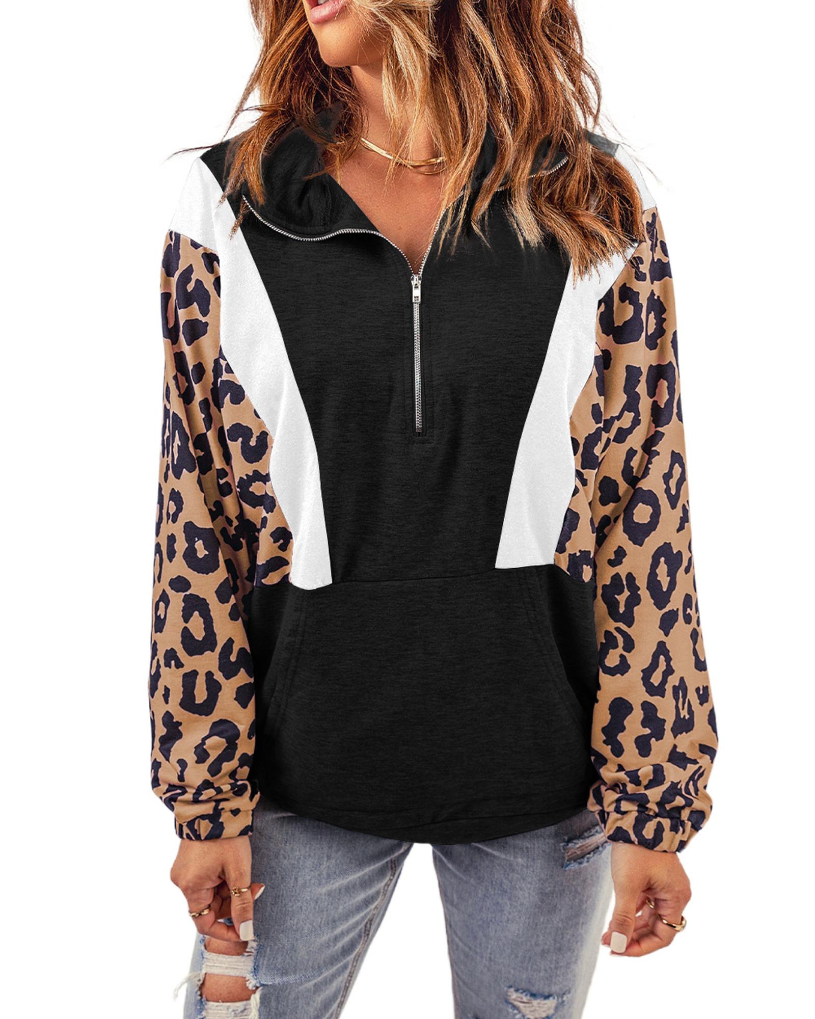 Azura Exchange Leopard Pullover Sweatshirt - 2XL 4