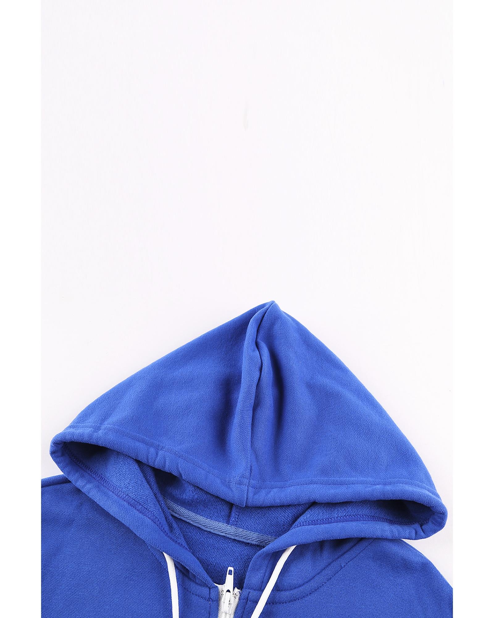 Azura Exchange Black Zip-up Hoodie Jacket - M 5