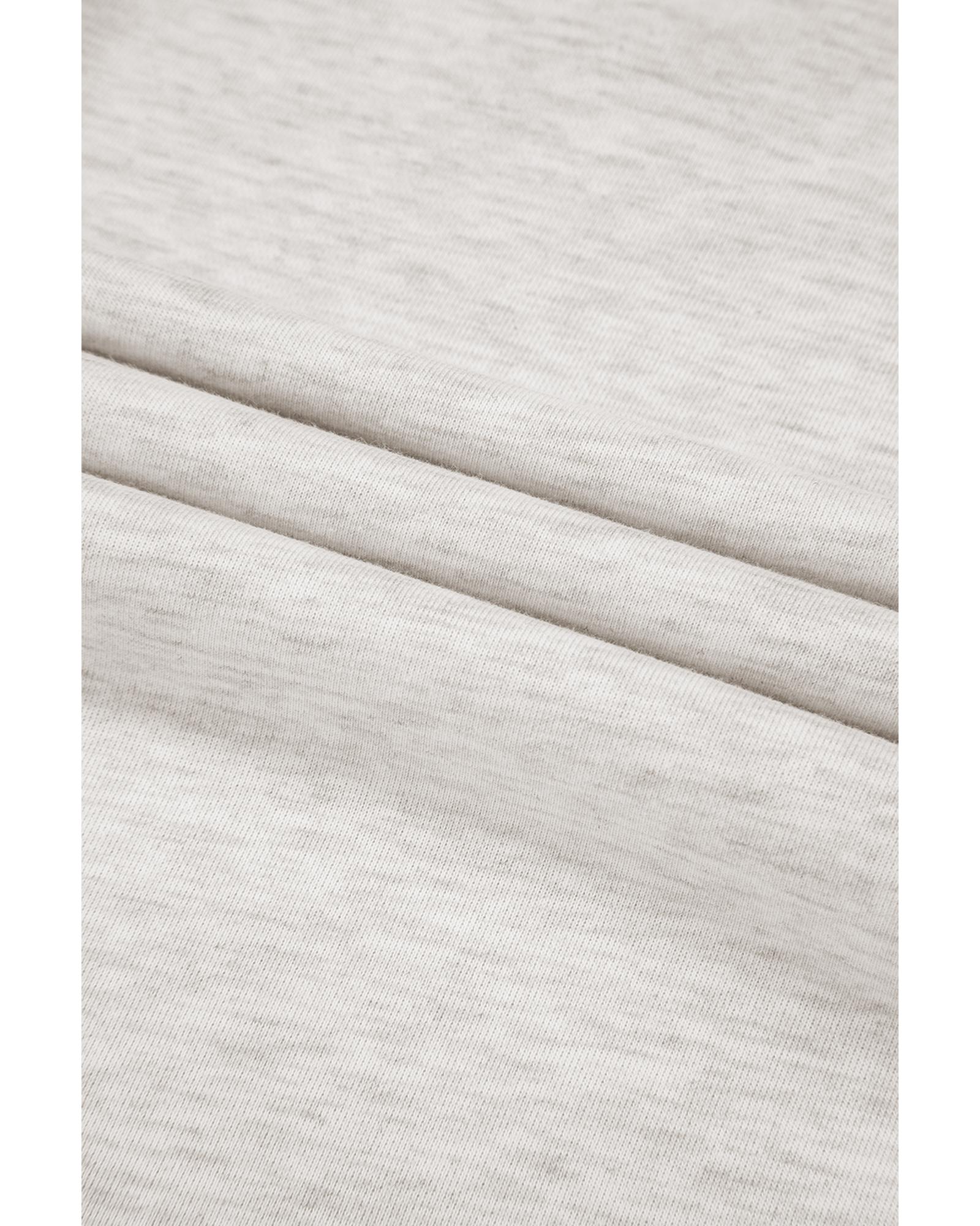 Light Grey Cross-Waist Wide Leg Lounge Pants - L 7