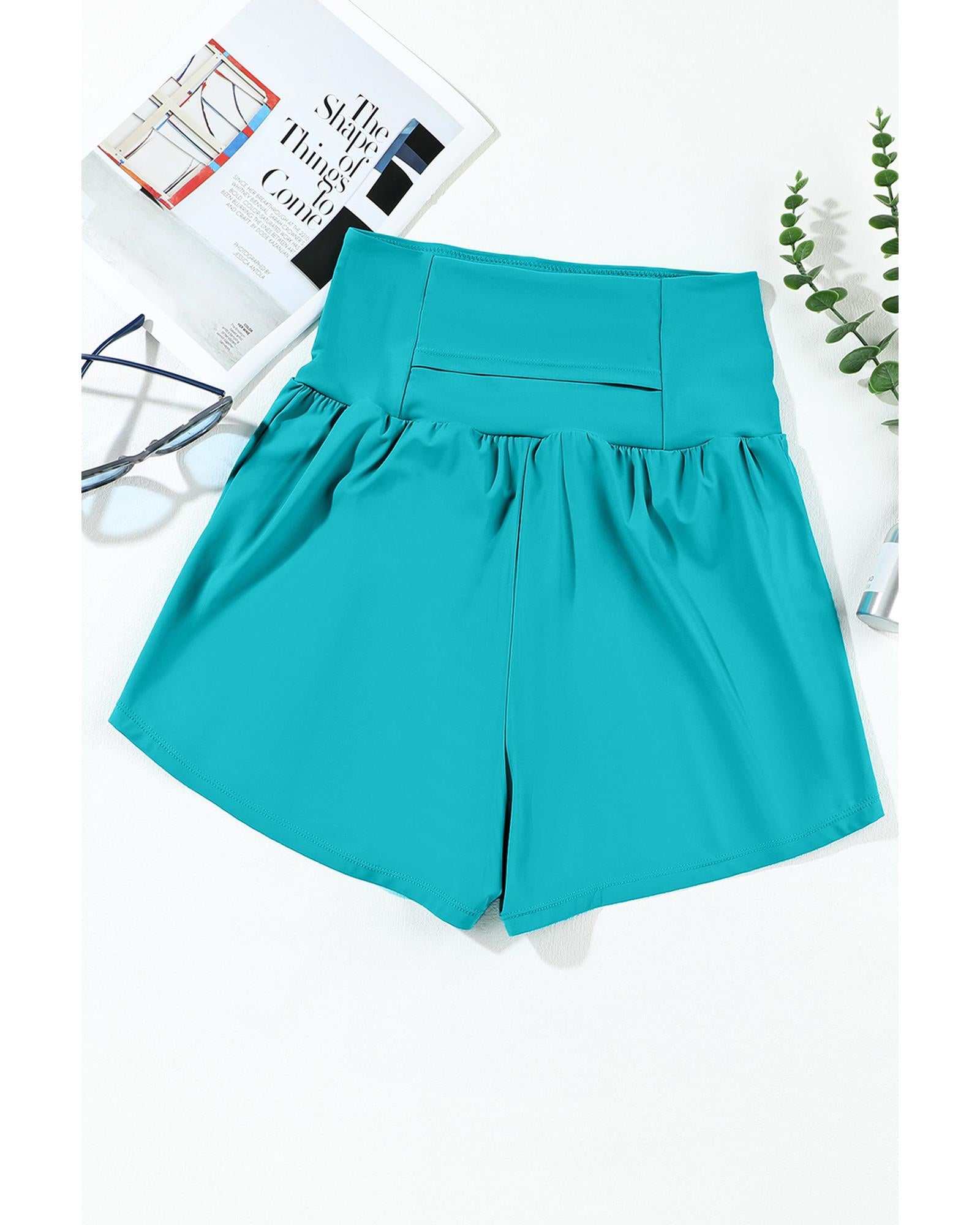 Skobeloff Pocketed Wide Waistband Swim Shorts - S 5