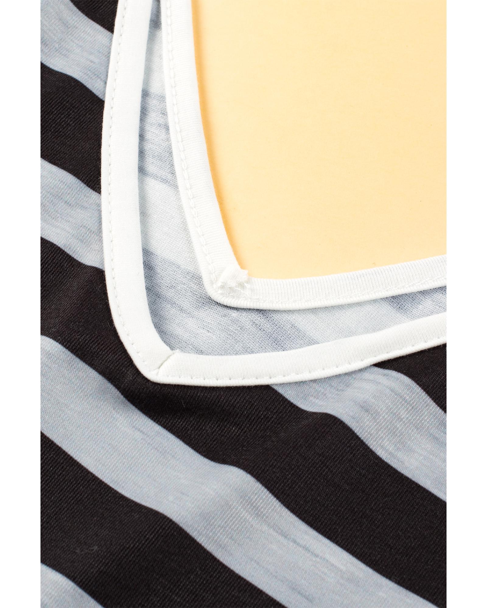 Multicolour Mixed Stripes Spaghetti Straps V Neck Maxi Dress - XL 8