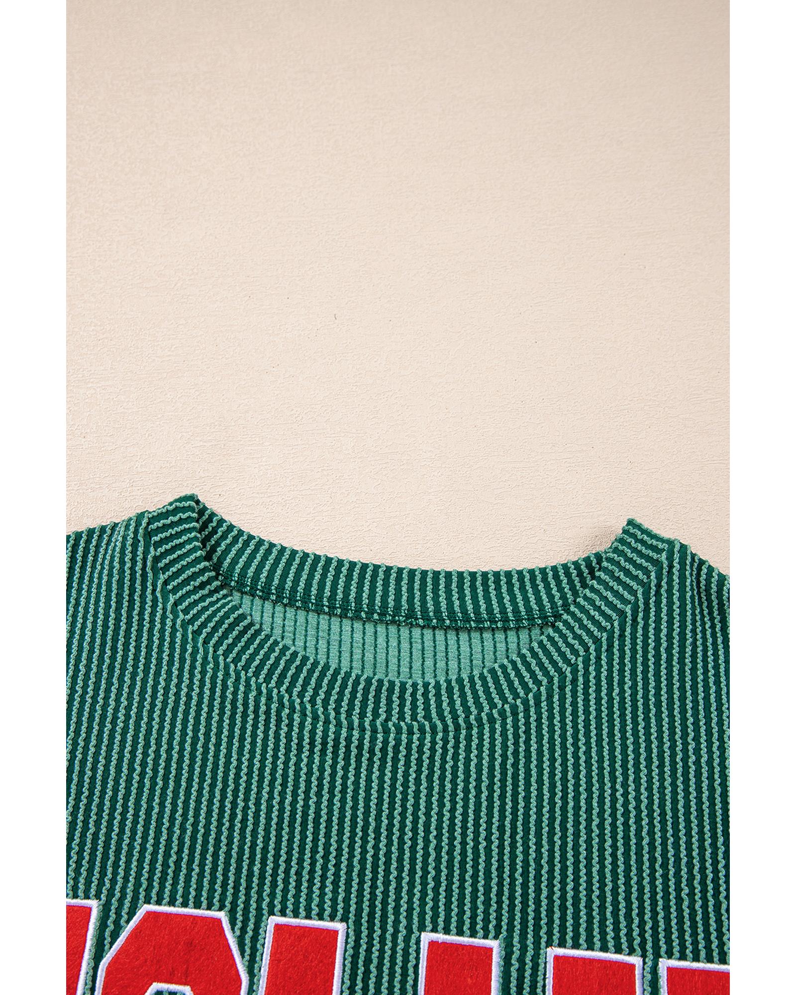 Evergreen JOLLY Corded Long Sleeve Top and Pockets Pants Set - XL 4