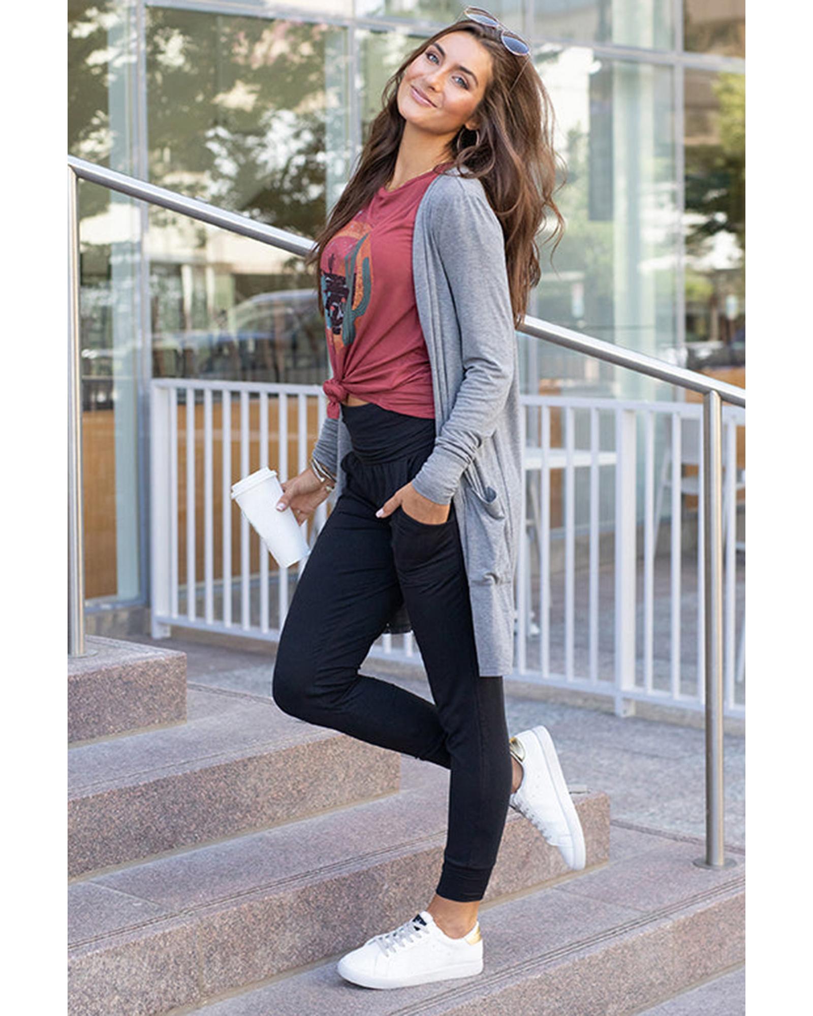 Azura Exchange Pleated Pocket Leggings - XL 3