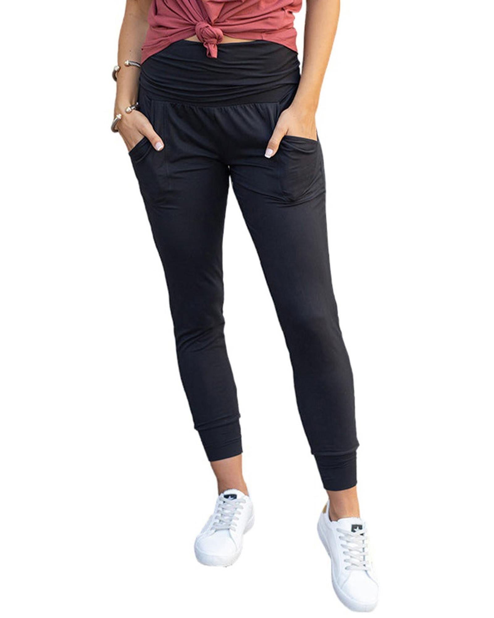 Azura Exchange Pleated Pocket Leggings - XL 4